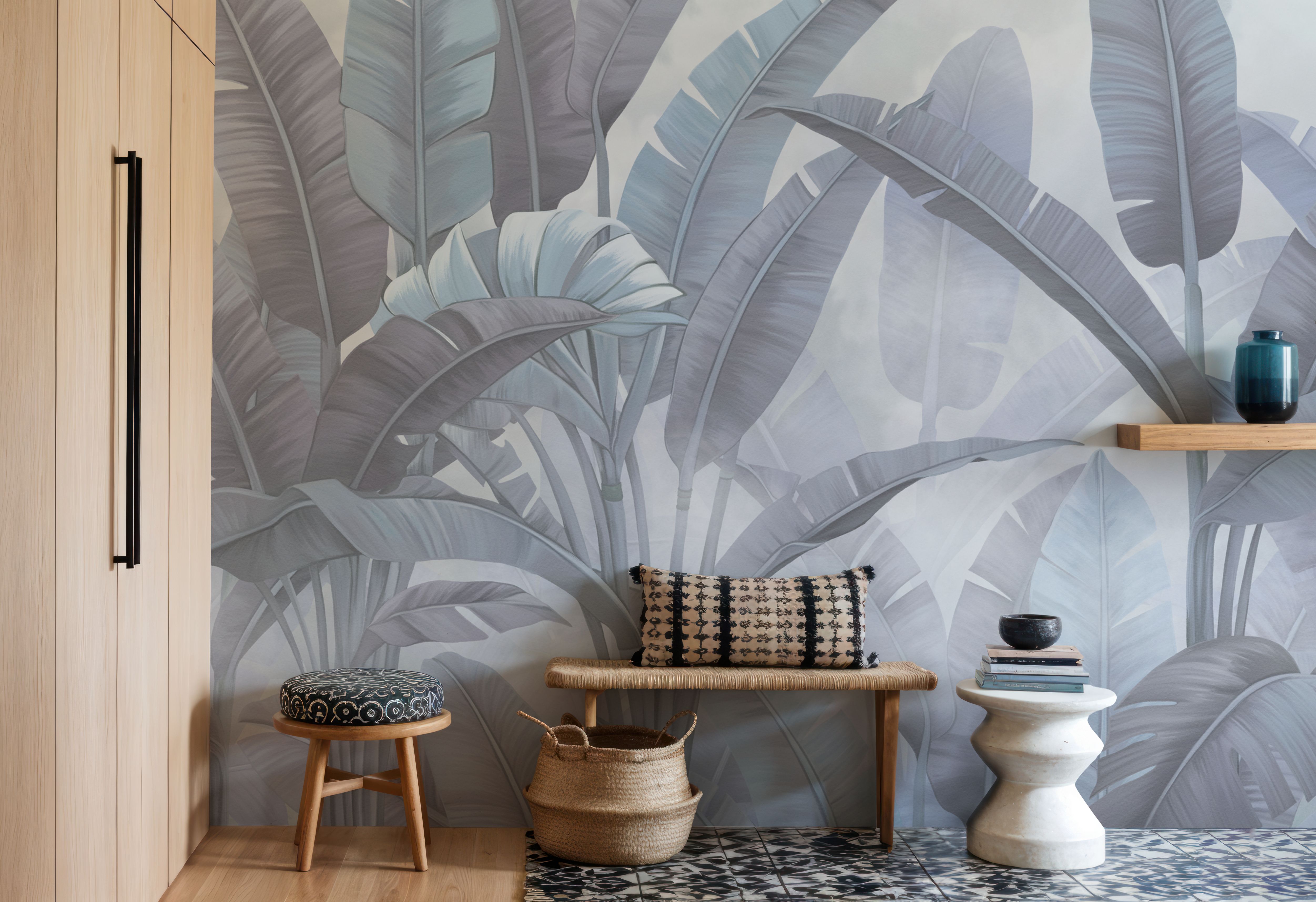 Banana Palms, Stone