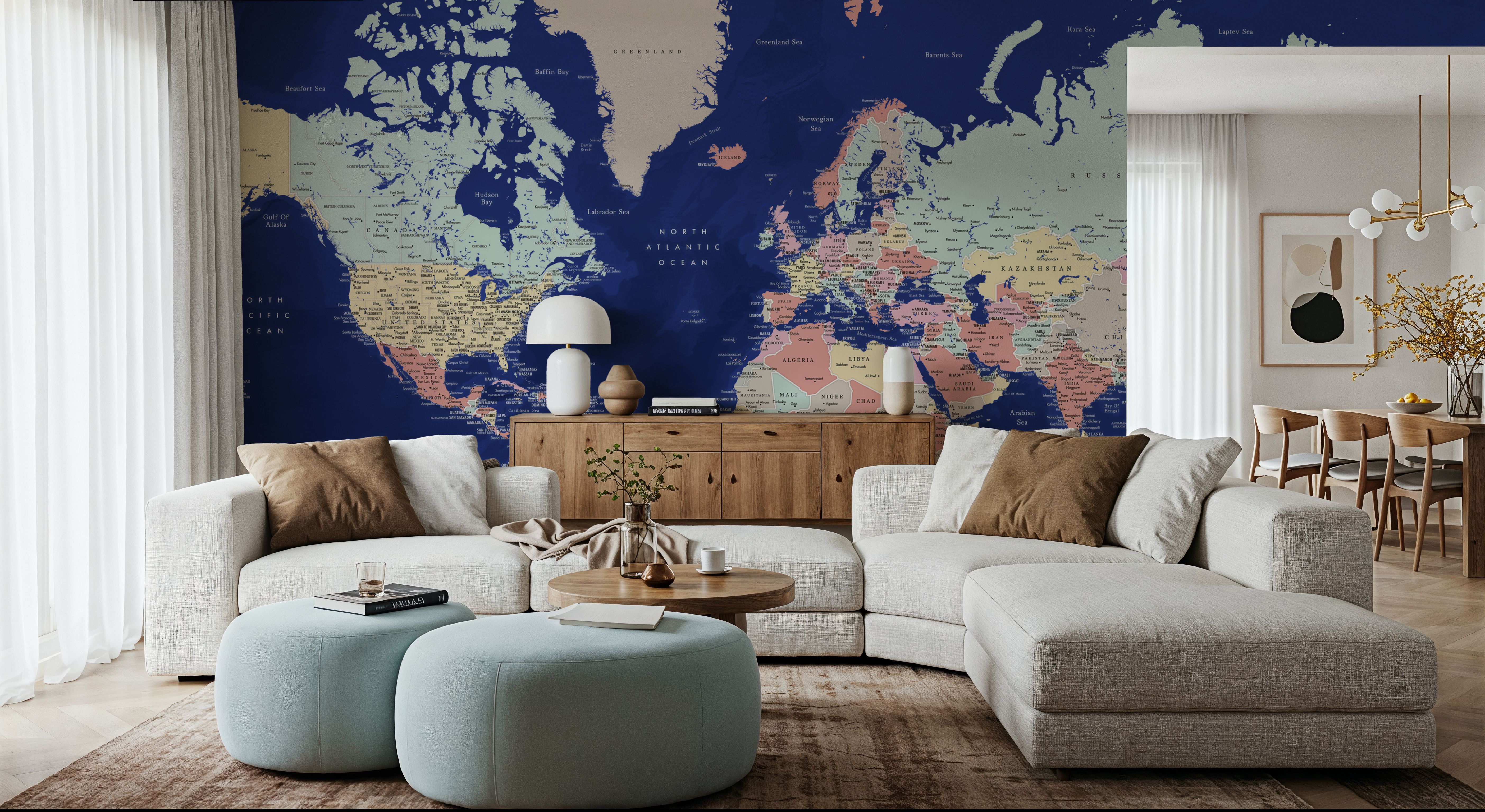 World Map Cities - Powa