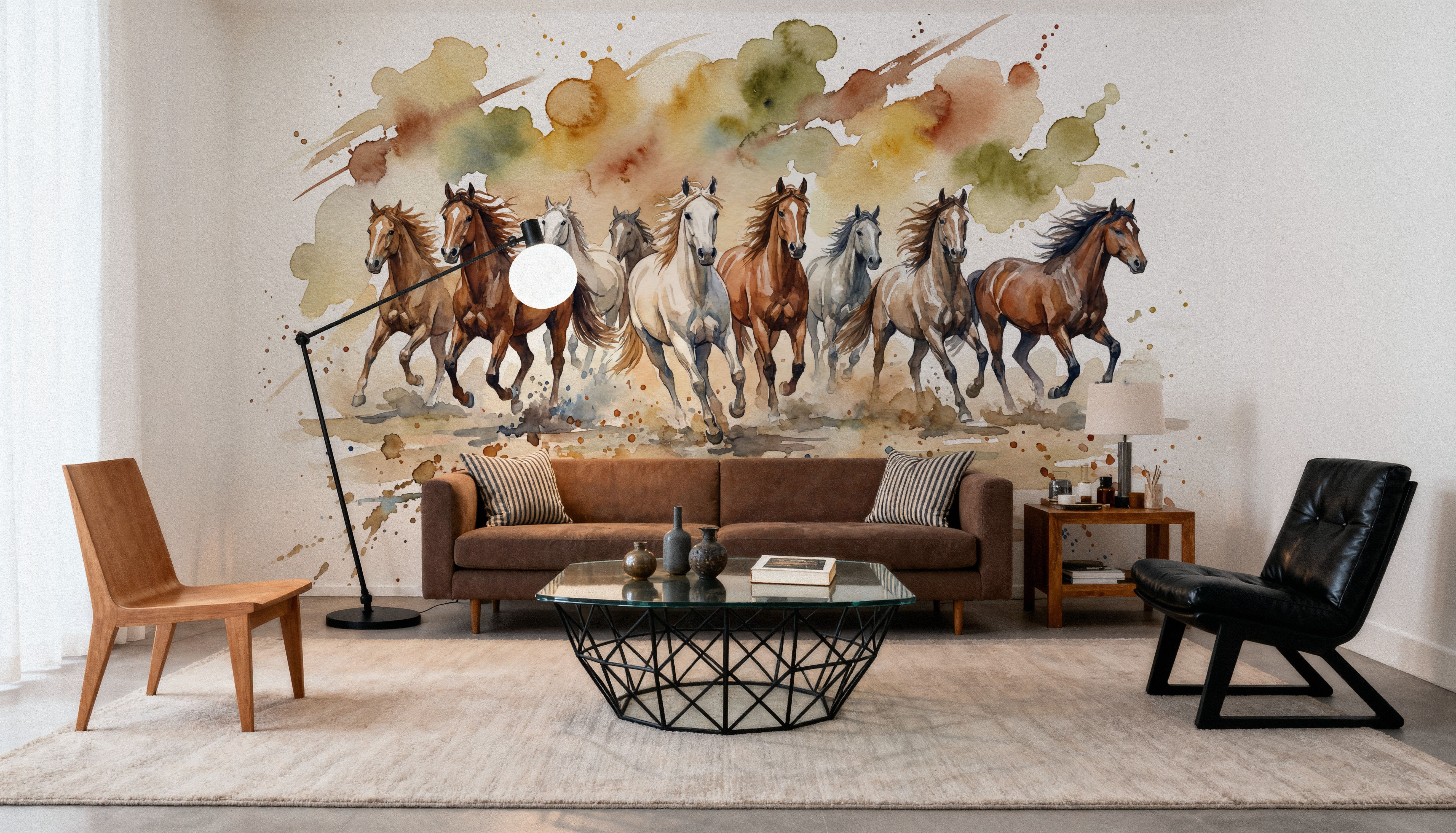Wild Horses - Watercolor Spirit Animals Series