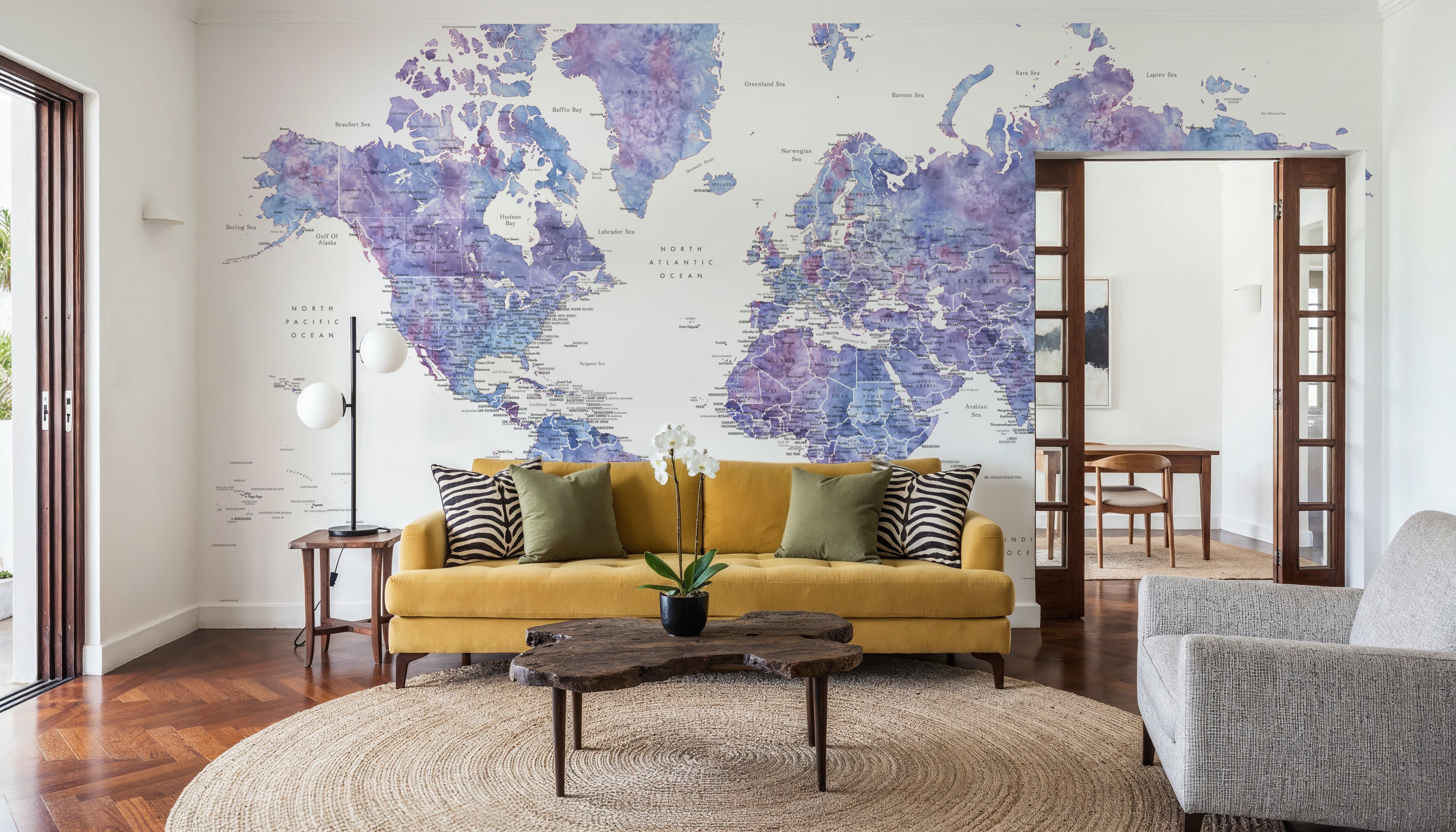 World Map Cities - Raul
