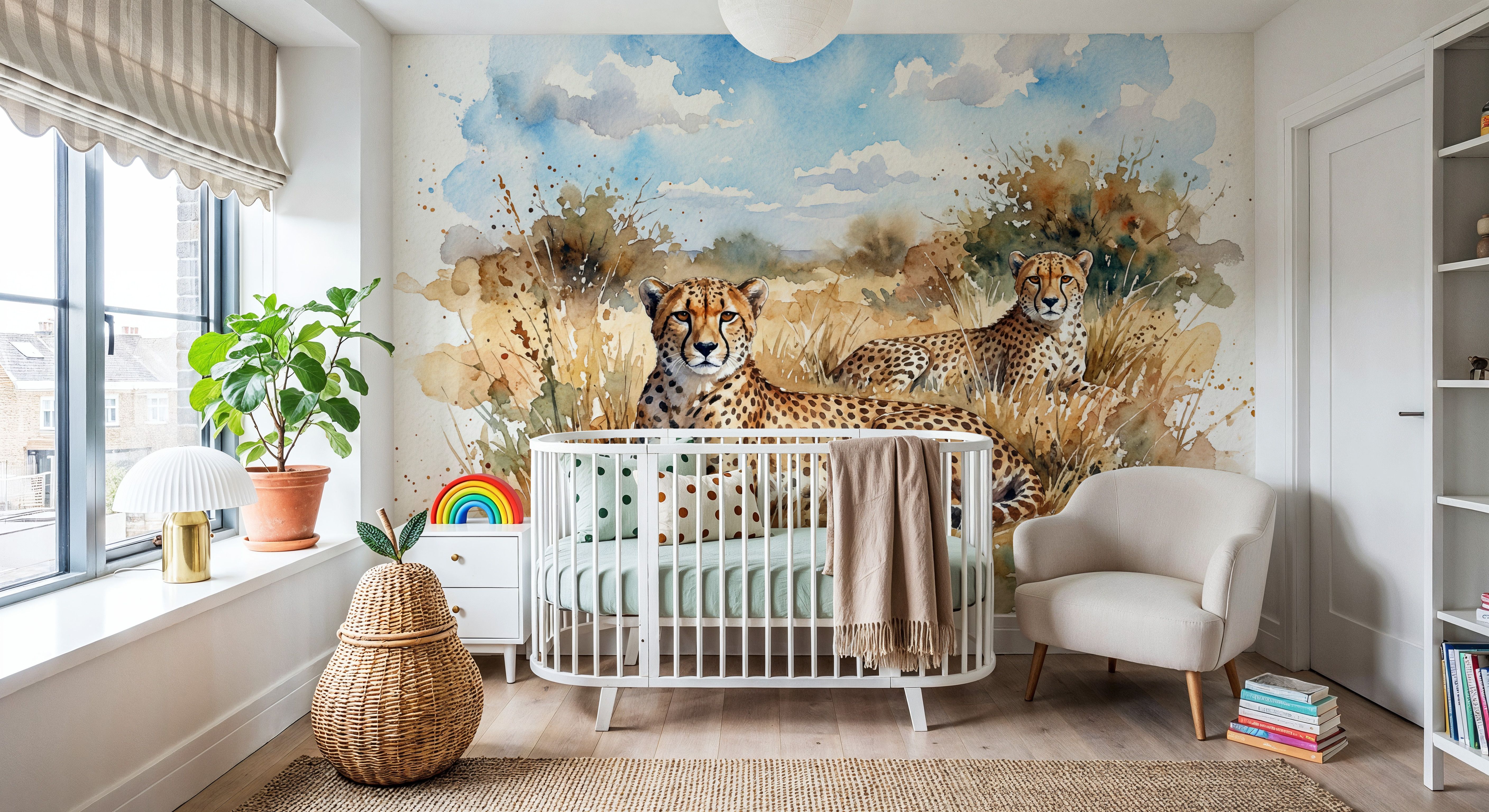 Cheetahs - Watercolor Predators Series