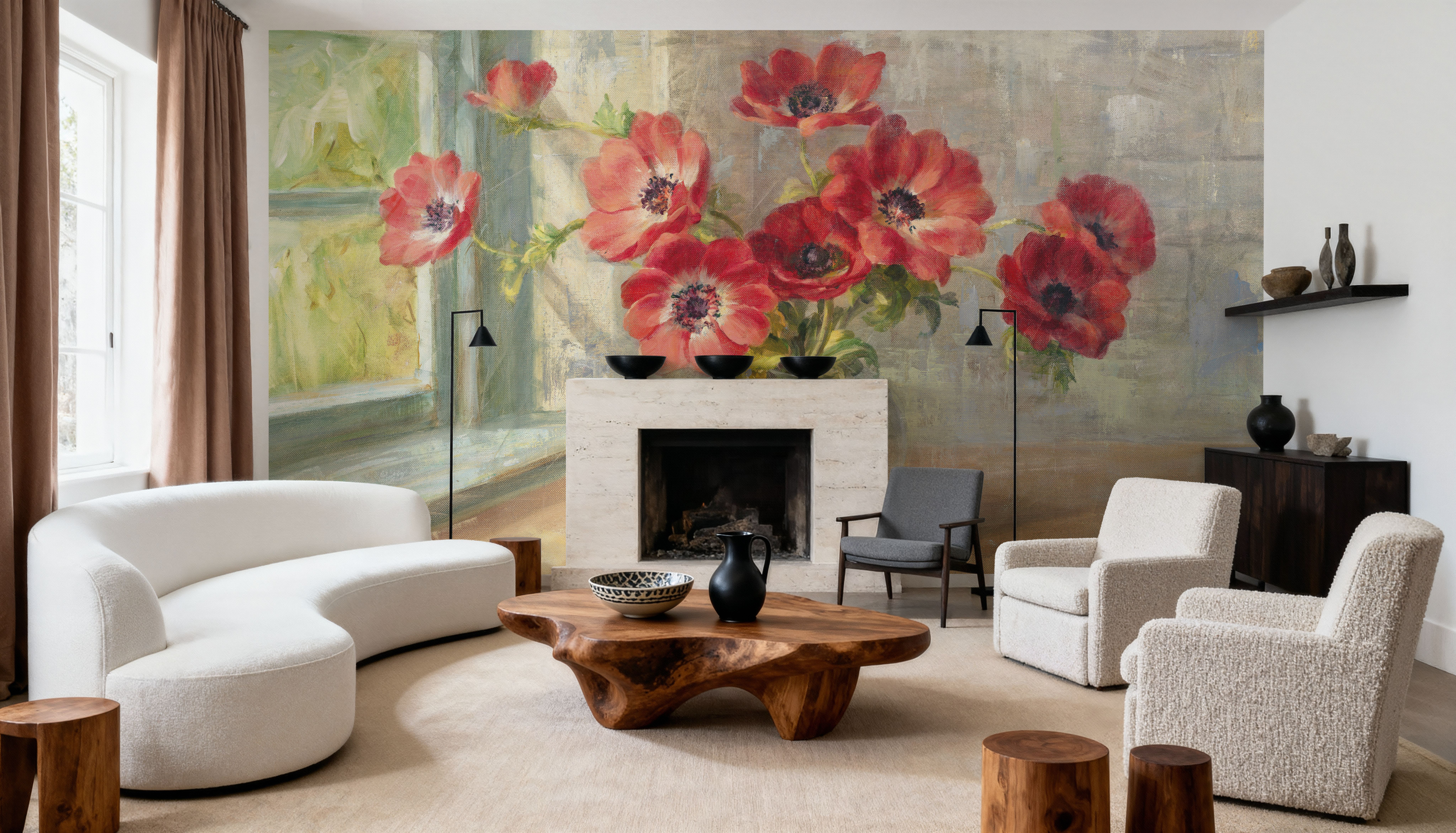 Poppies in the Sunlight