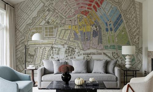 Vintage Amsterdam Map (1795)