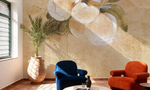 Magnolia on Cracked Linen