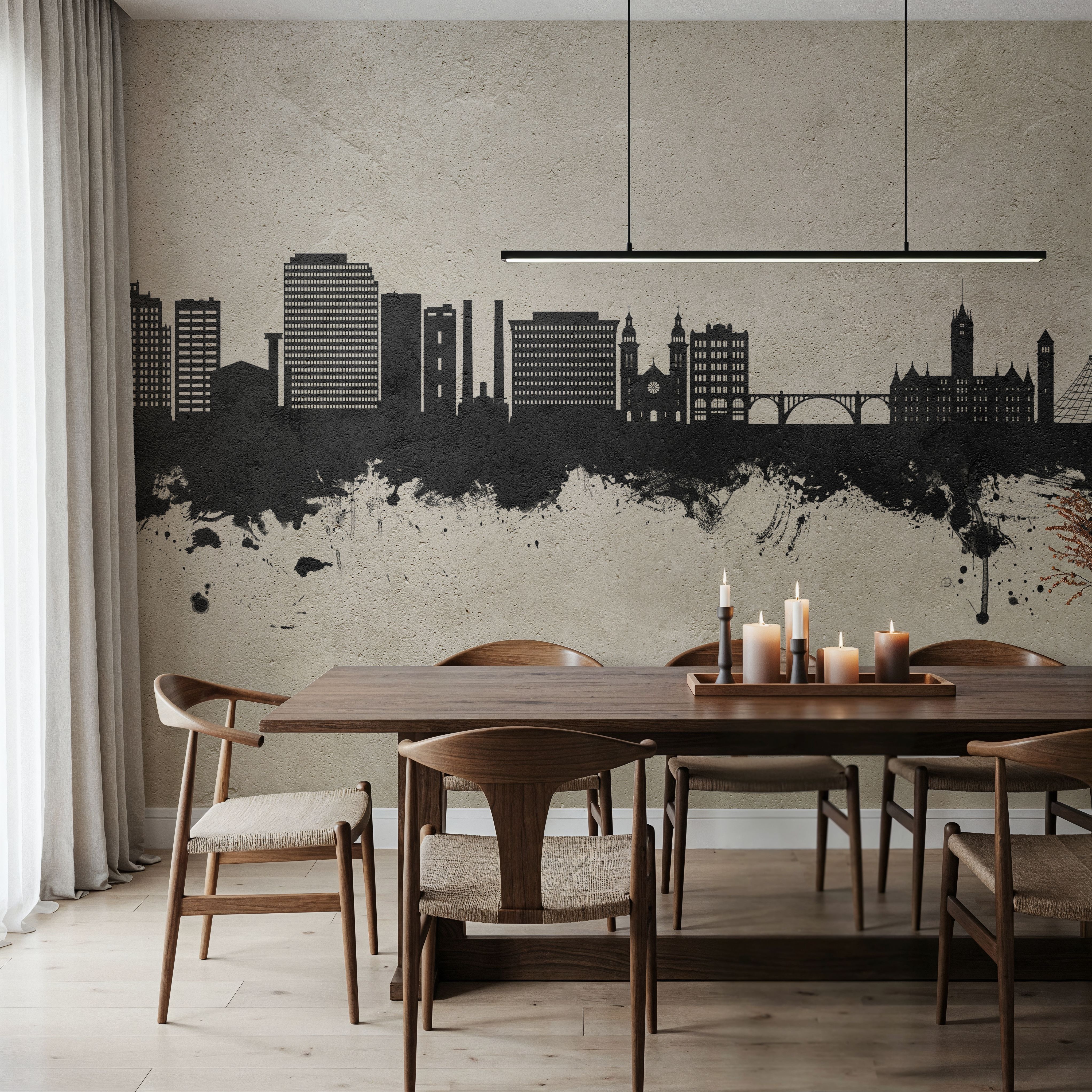 Spokane Washington Skyline Concrete