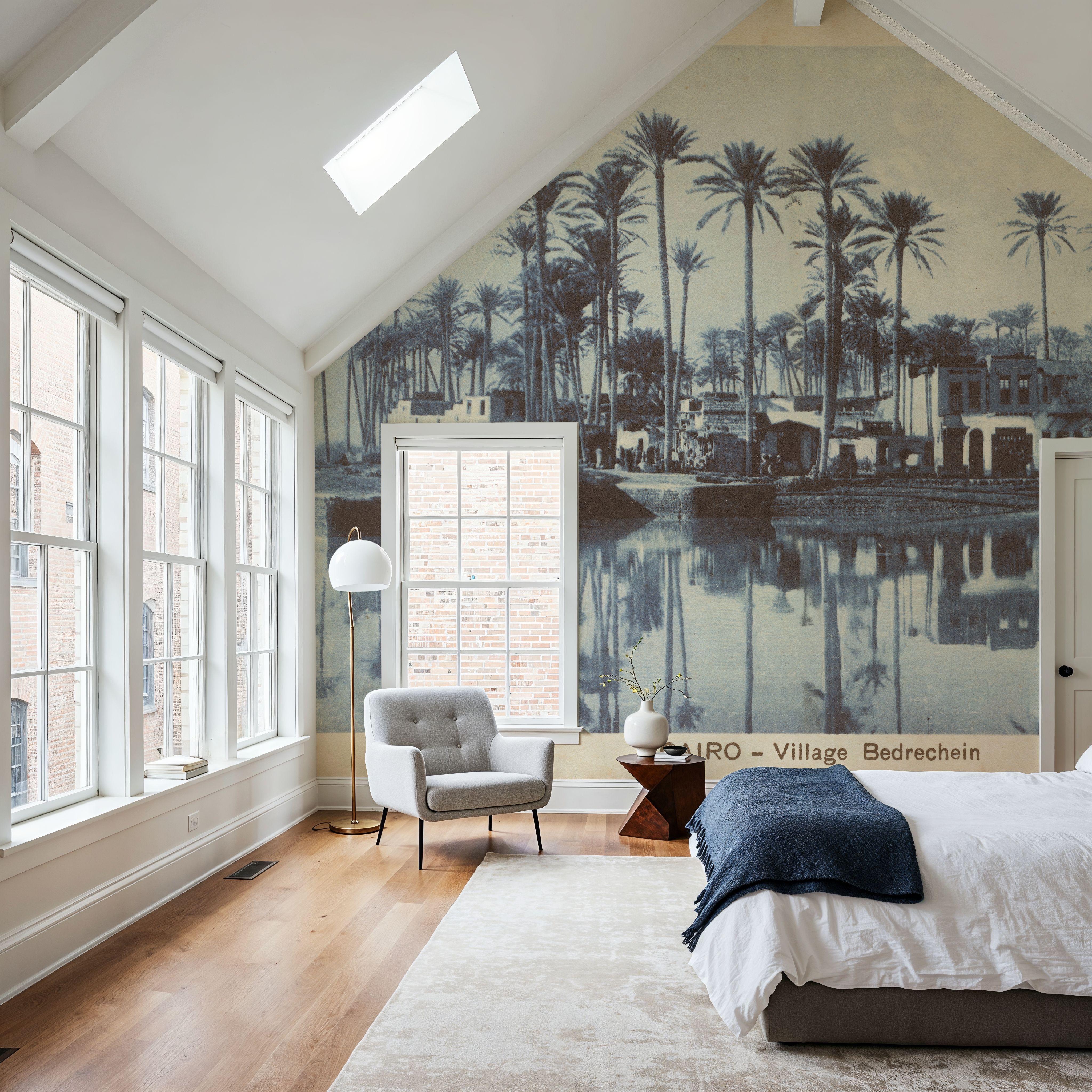 Cairo Village Postcard - Screenprint