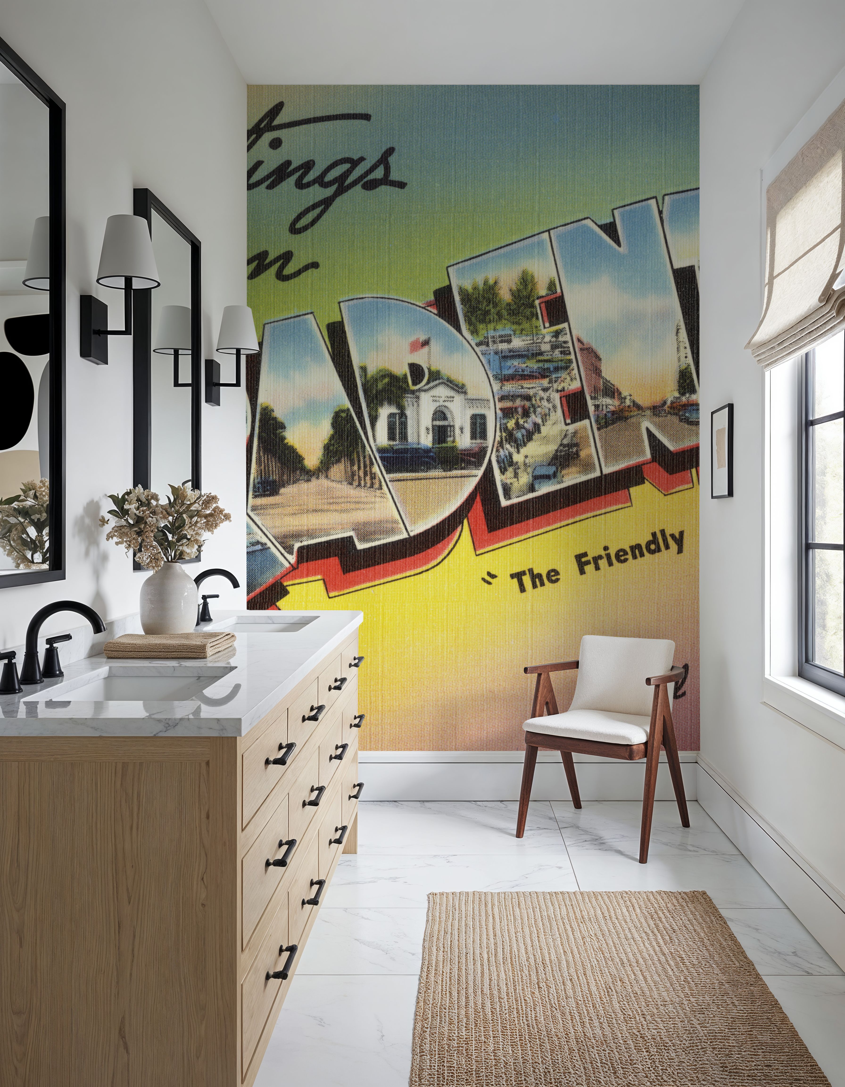 Greetings from Bradenton - Screenprint Postcard