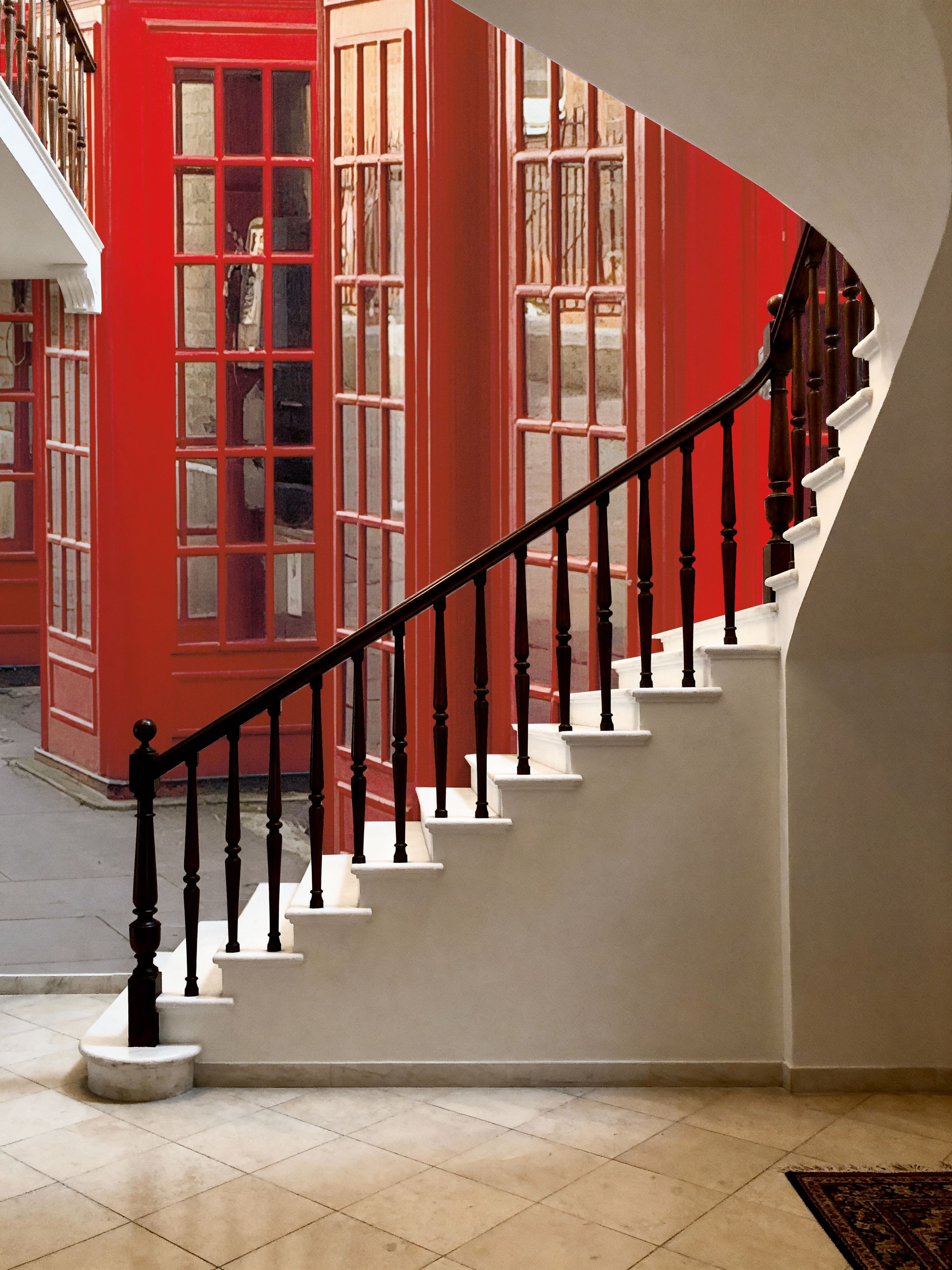 London Phoneboxes Lining Up