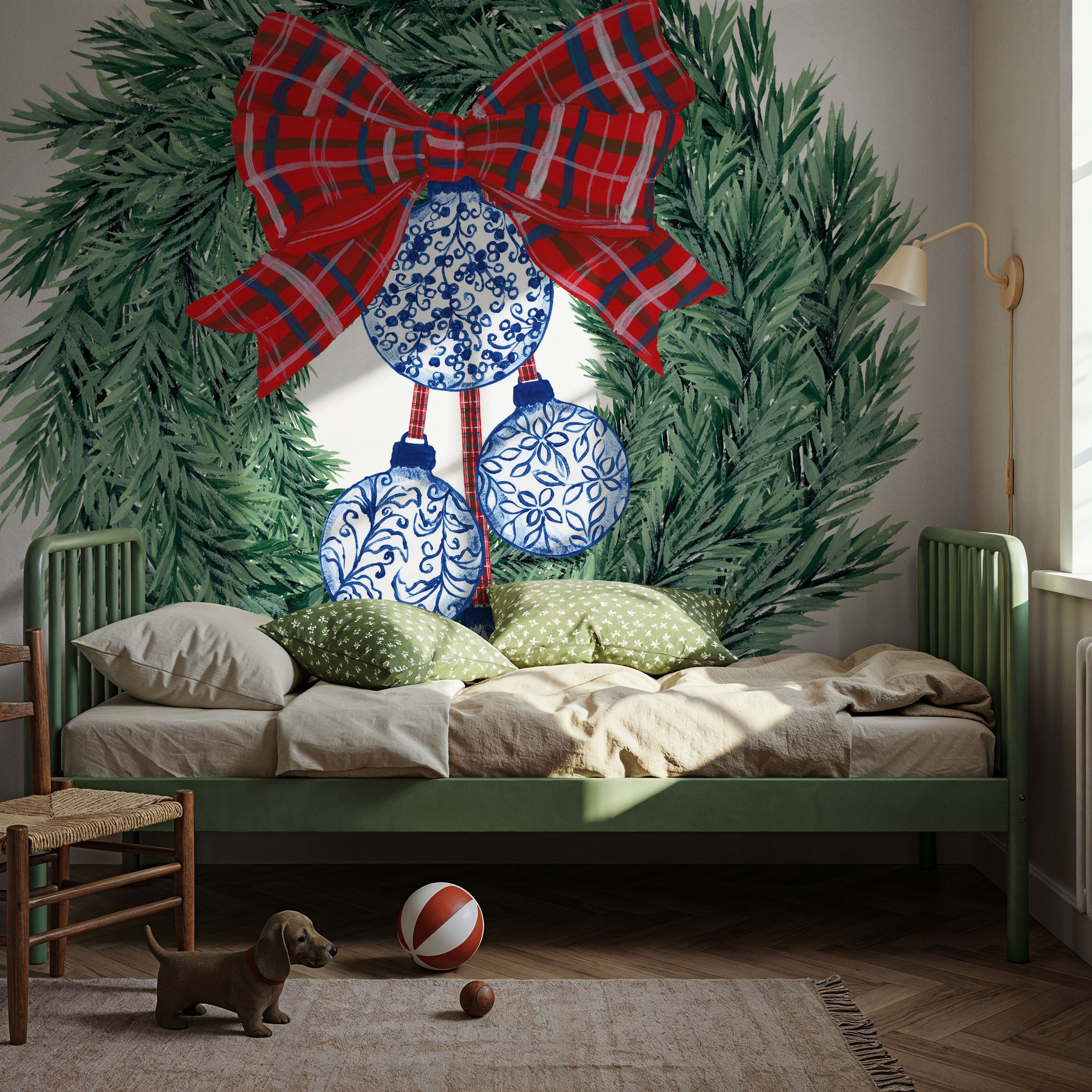 Holiday Tartan and Chinoiserie II