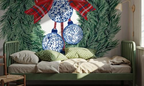Holiday Tartan and Chinoiserie II