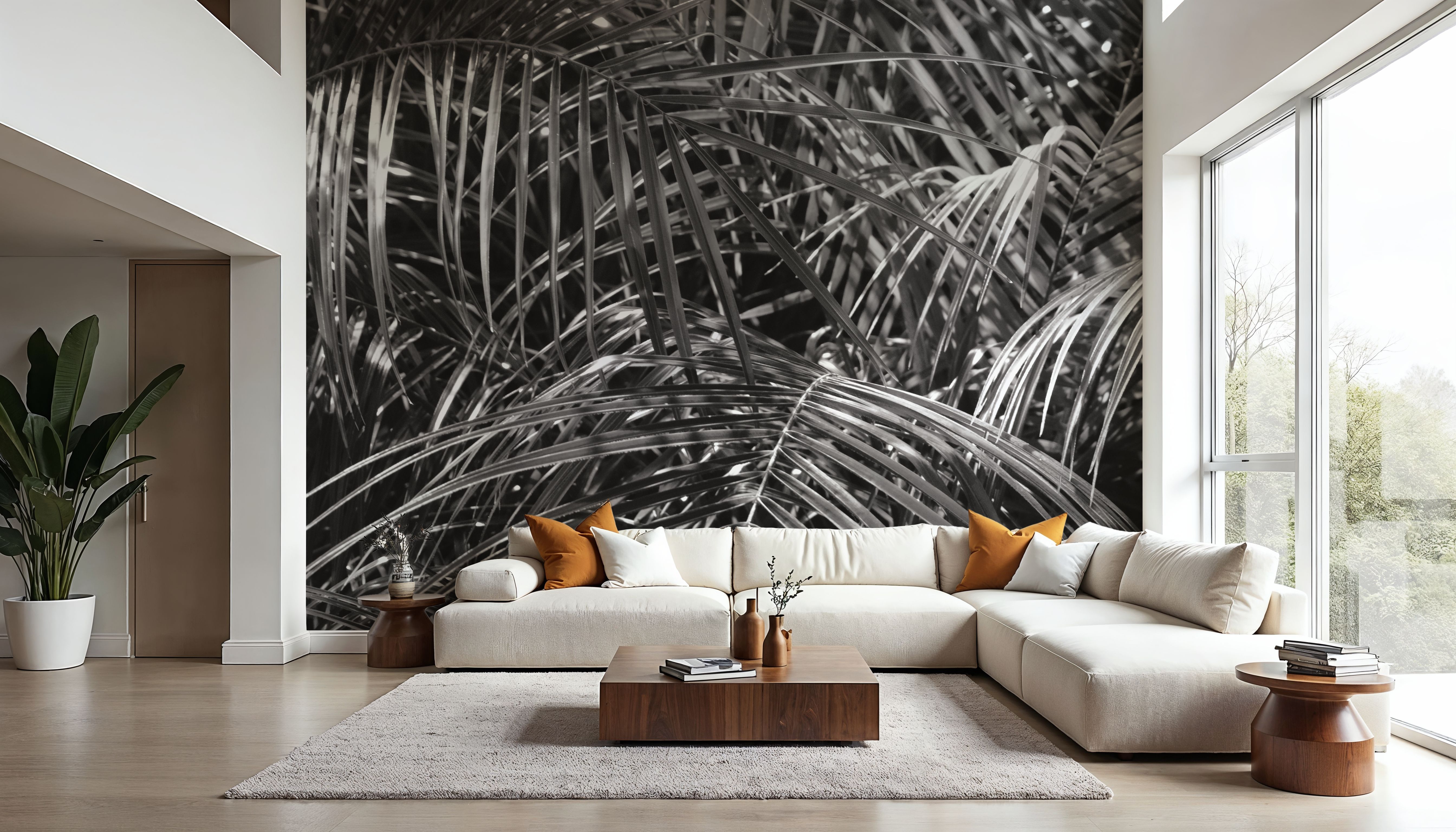 Tropical Fronds, Wallpaper