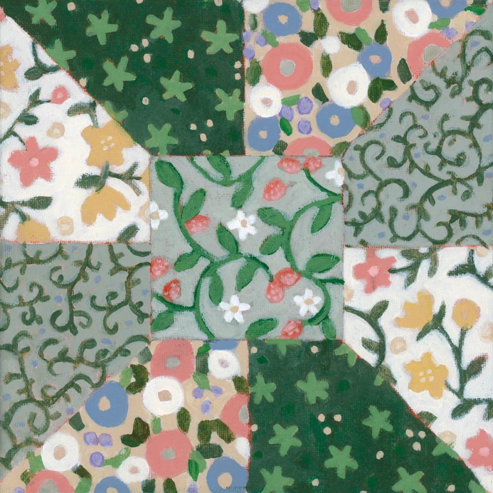 Quilted Floral III