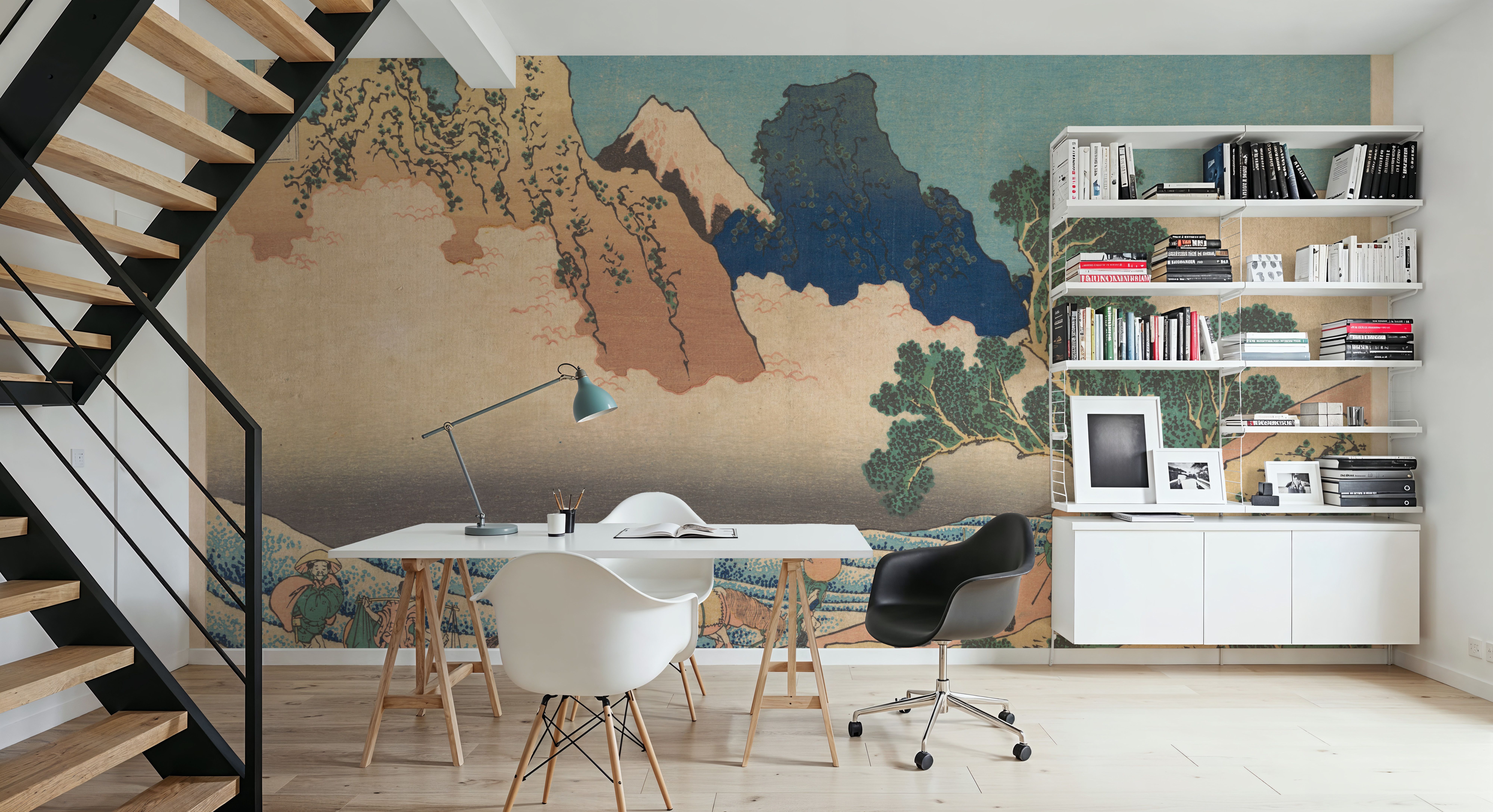 Hokusai Fuji, Wallpaper