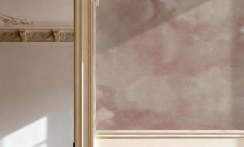 Painted Dreamy Clouds, Dusty Rose
