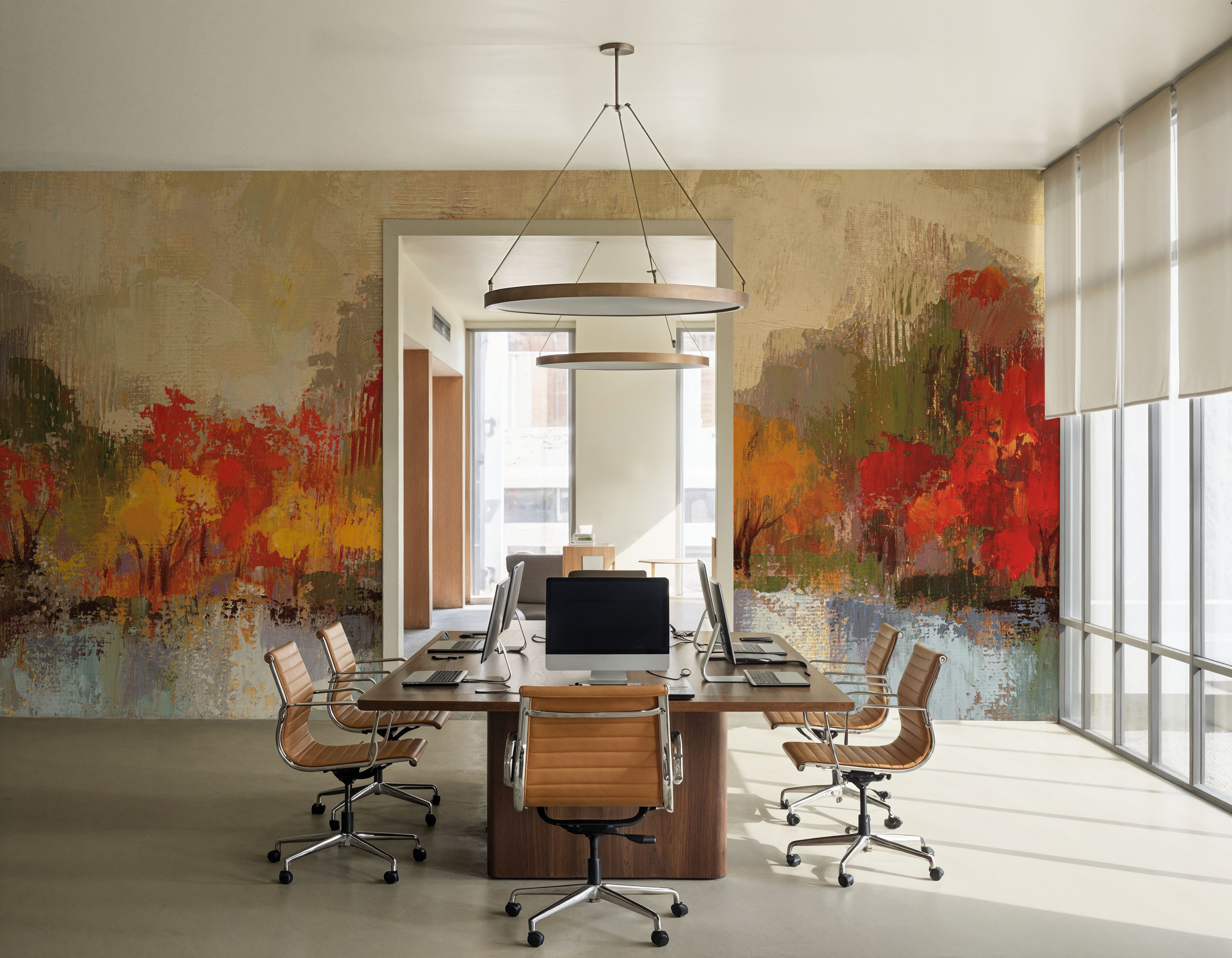 Autumn River Reflection