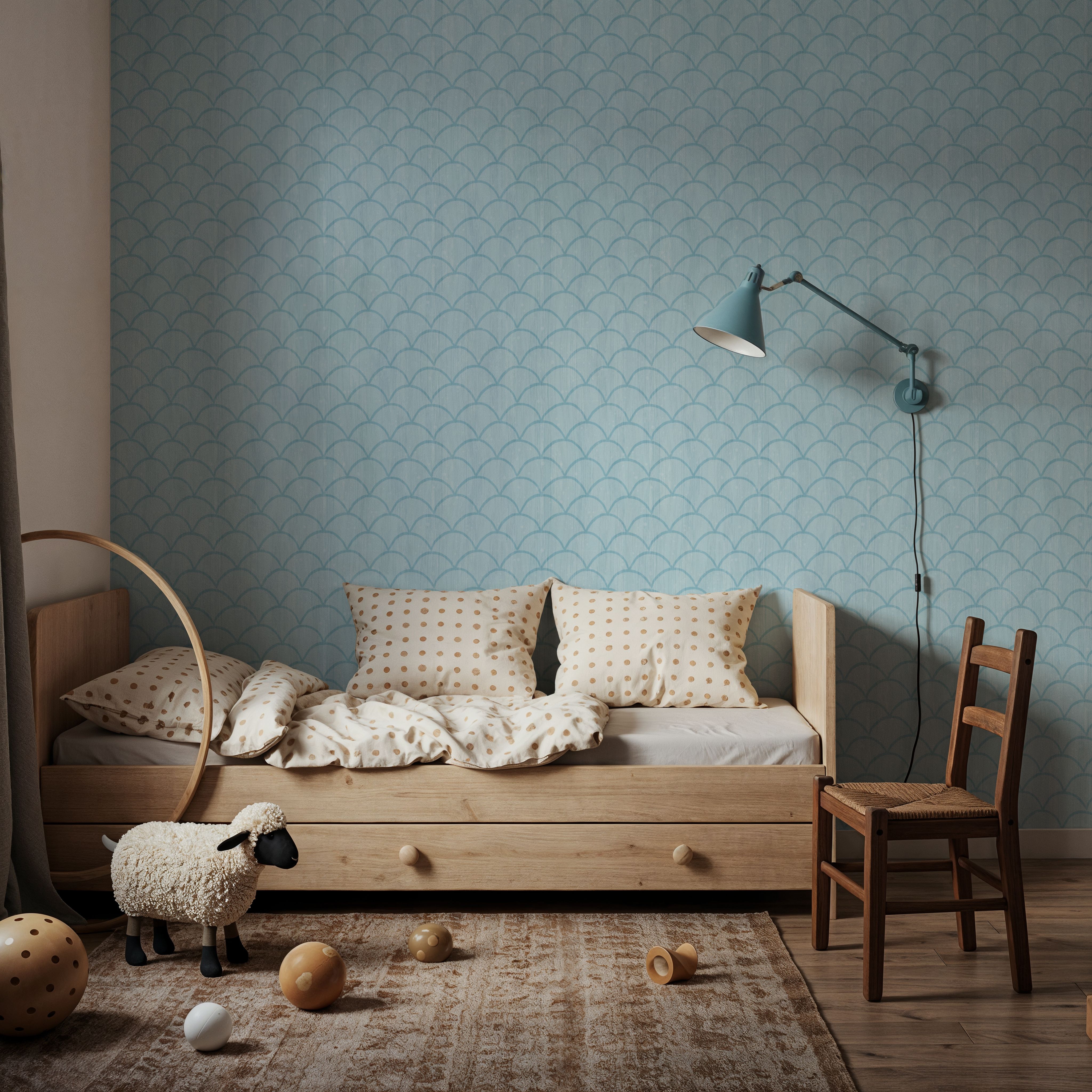Coastal Scales Light Blue