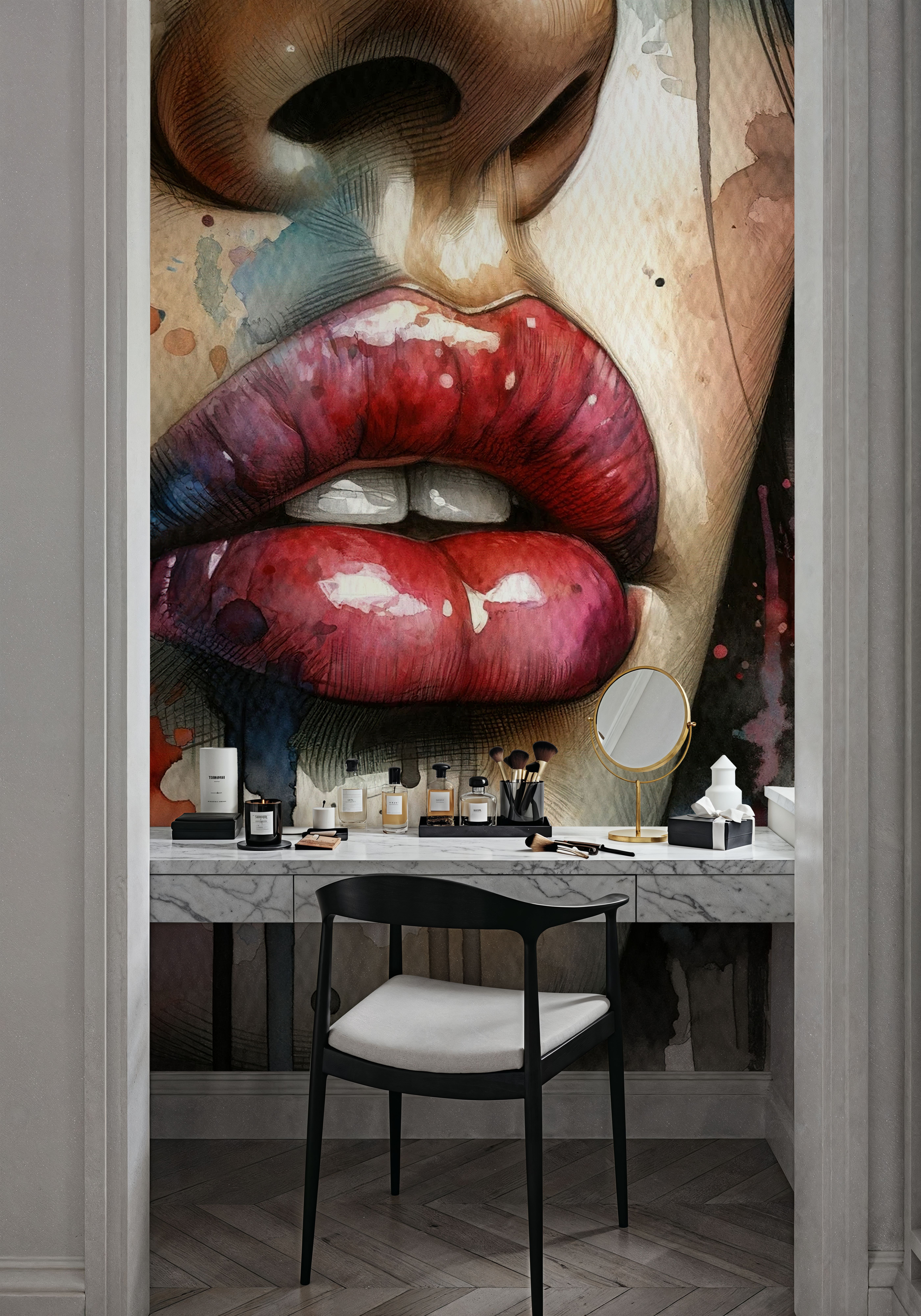 Watercolor Lips