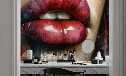 Watercolor Lips