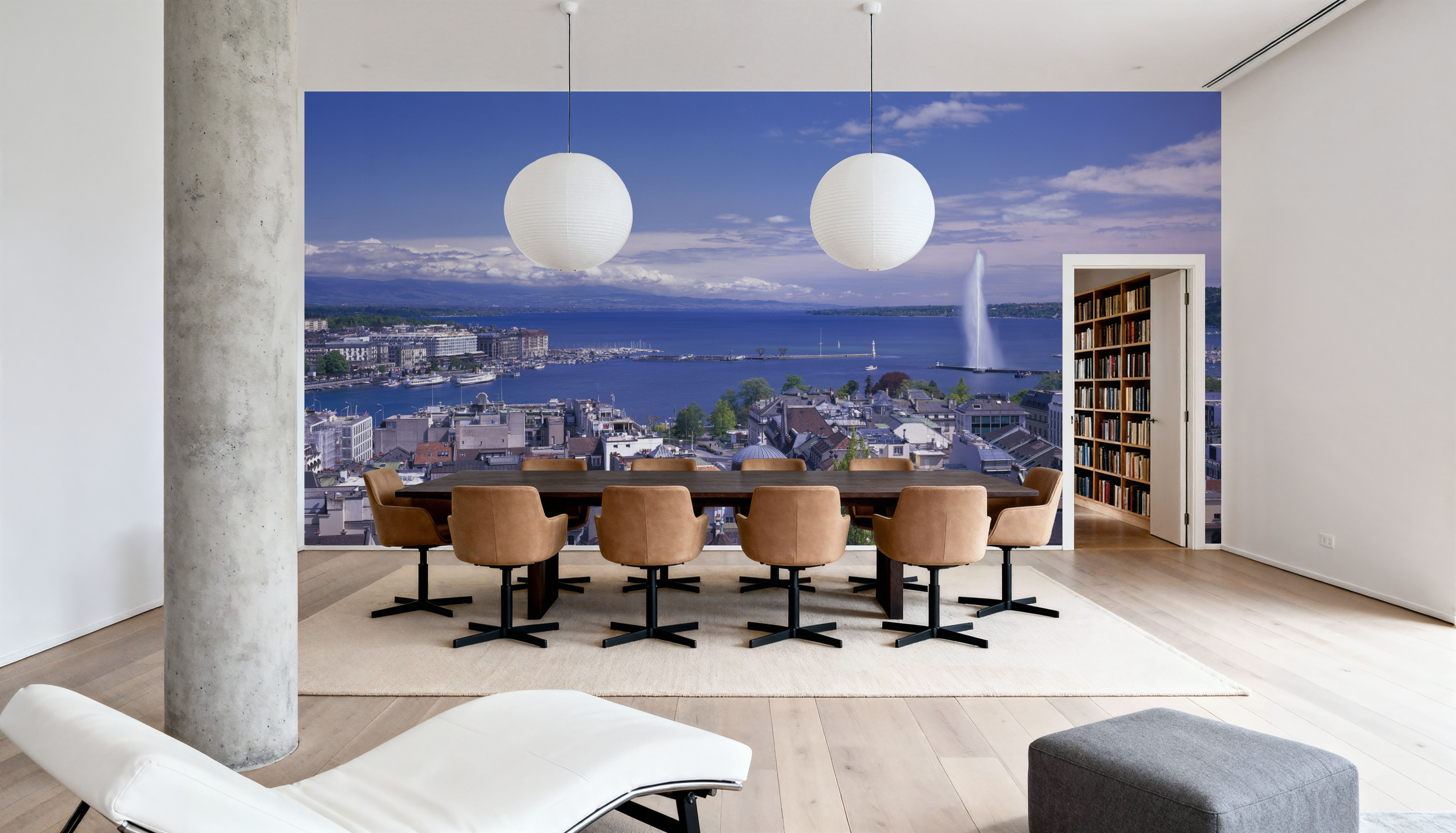 Lakeside Skyline, Wallpaper