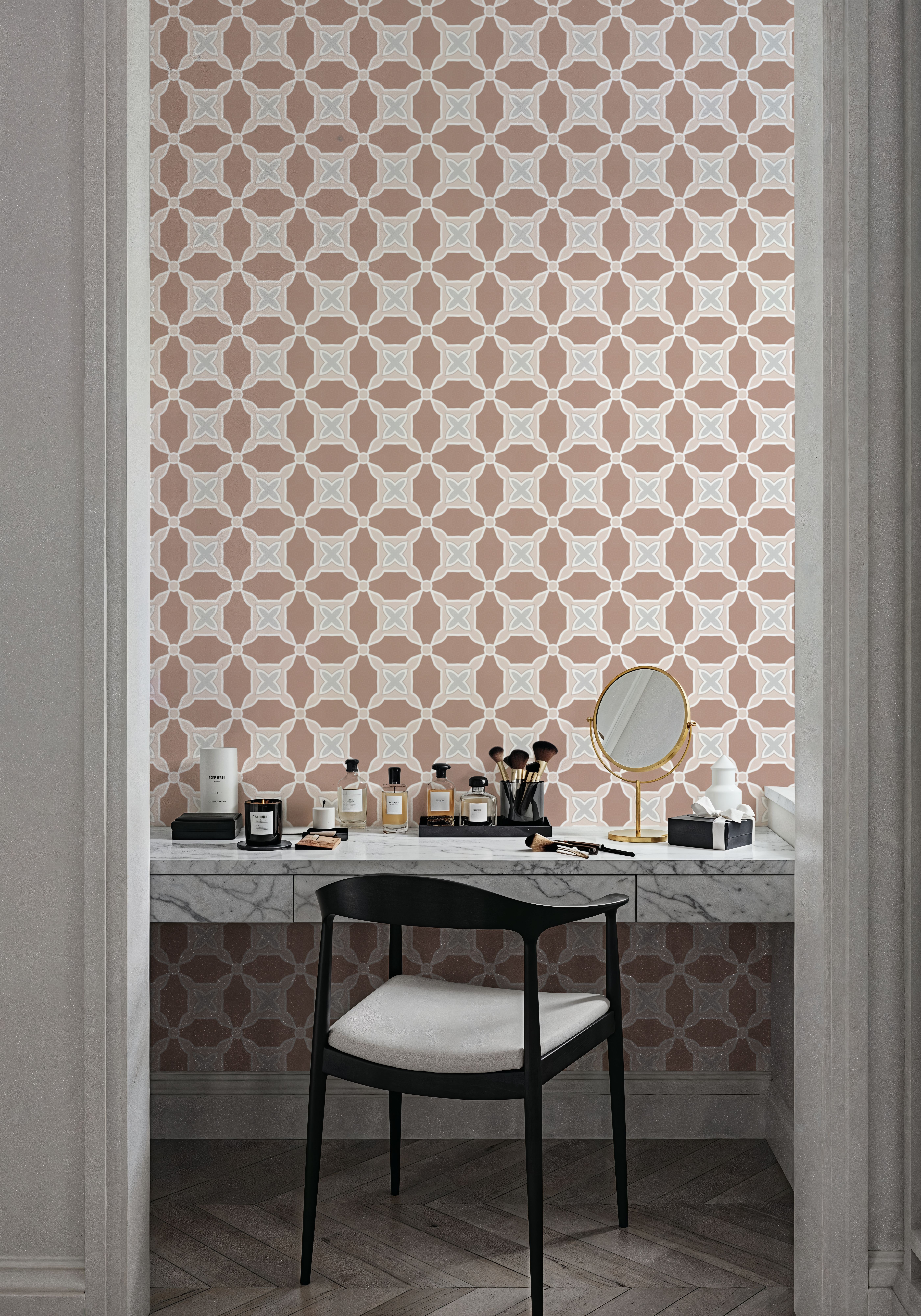 Zelij Stars Beige And Brown