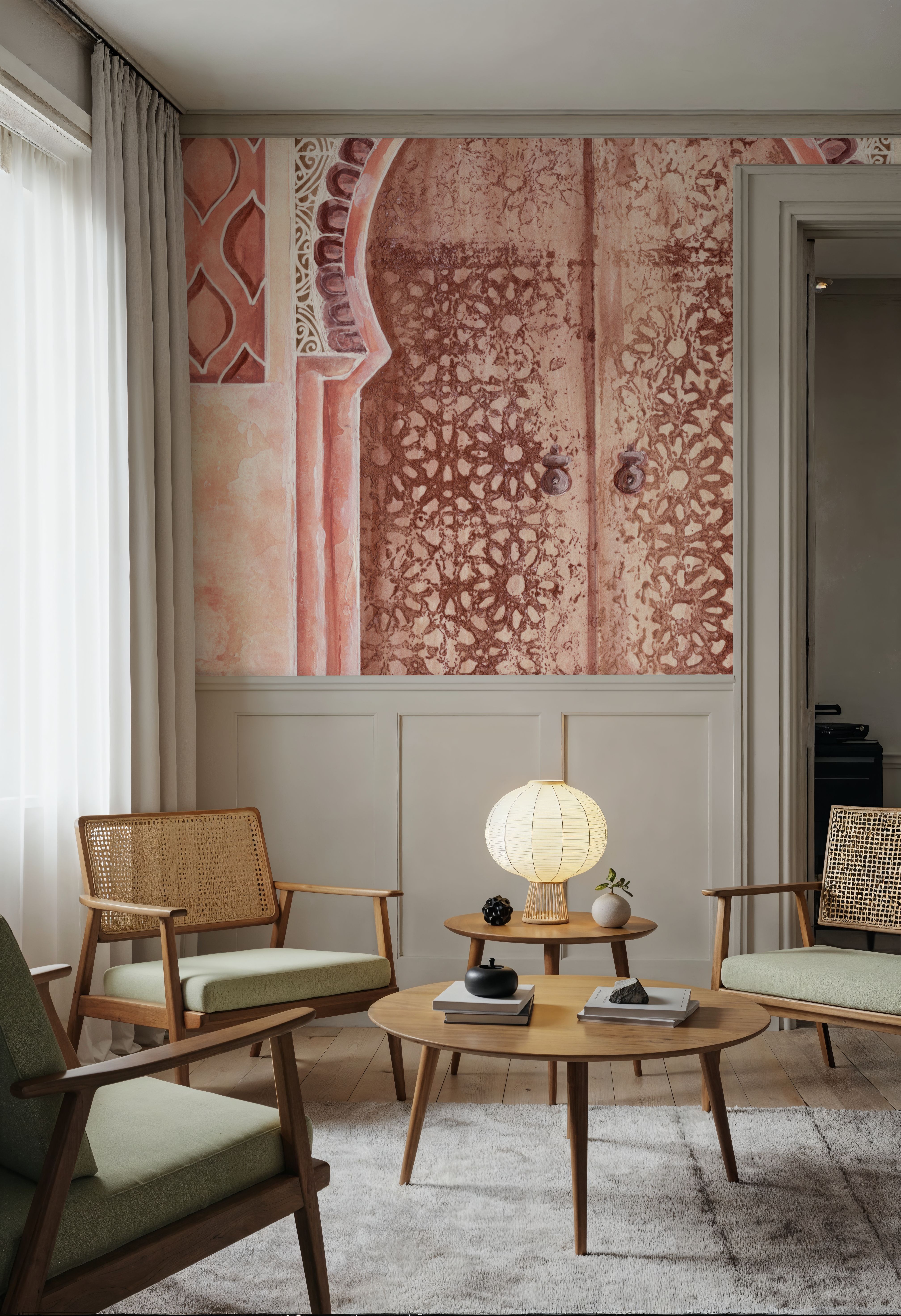 Moroccan Streets Tiled Entrance