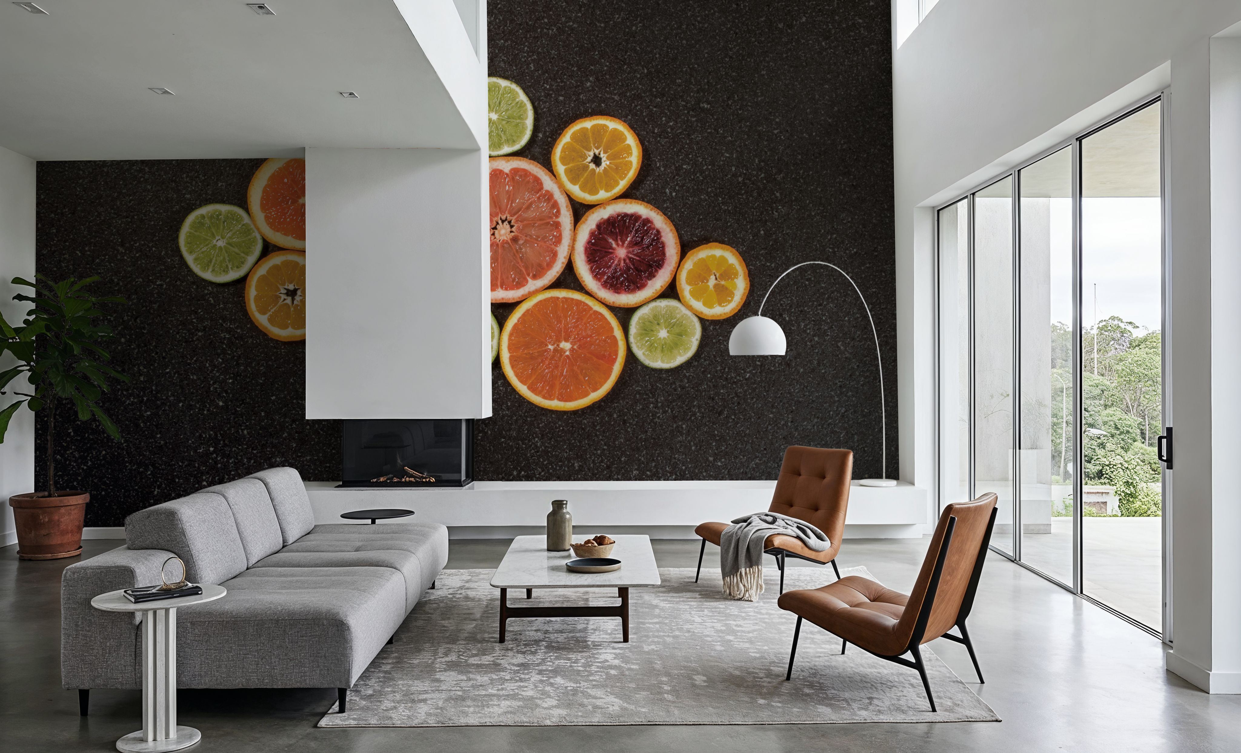 Citrus Drama I, Wallpaper