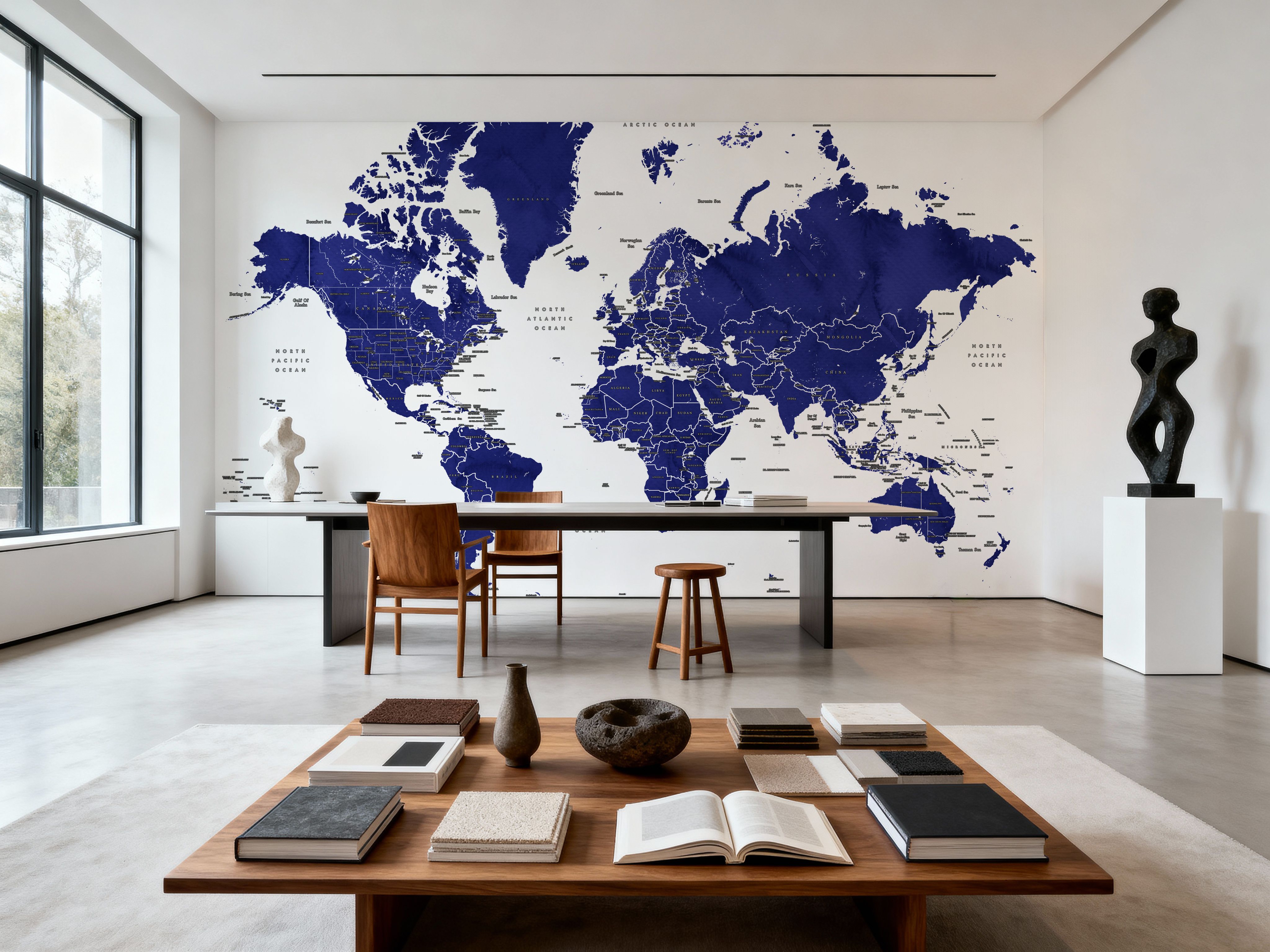 World Map - Nevin