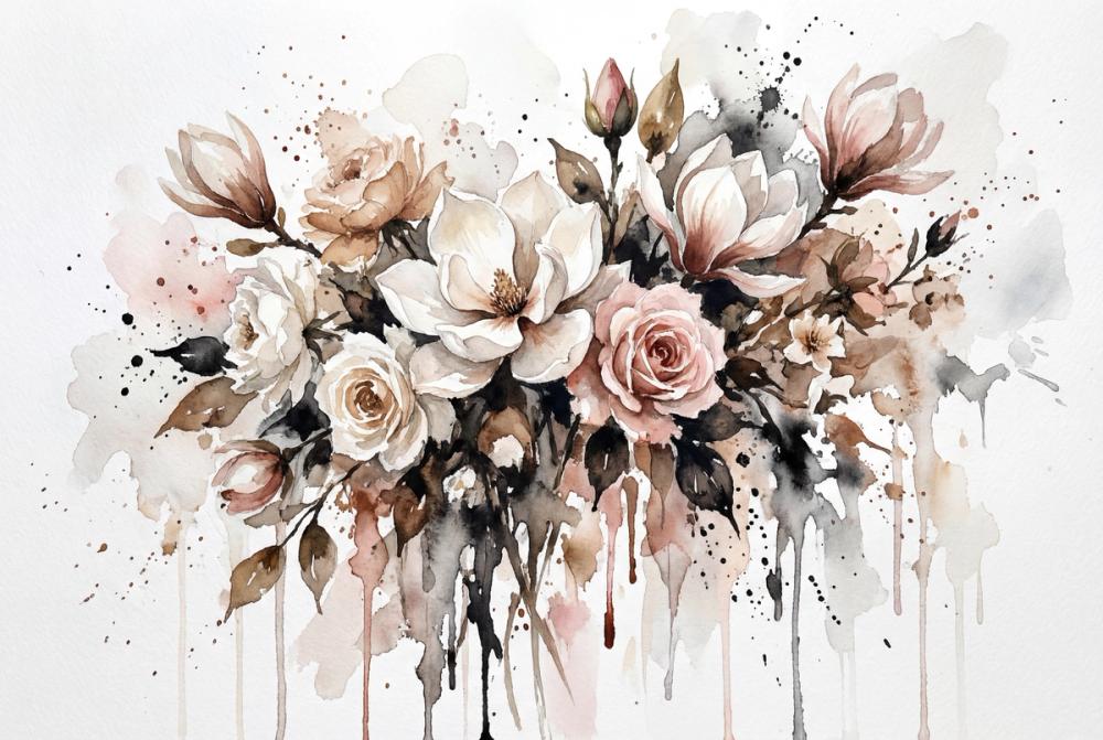 Spring Bouquet - Watercolor Flower Series