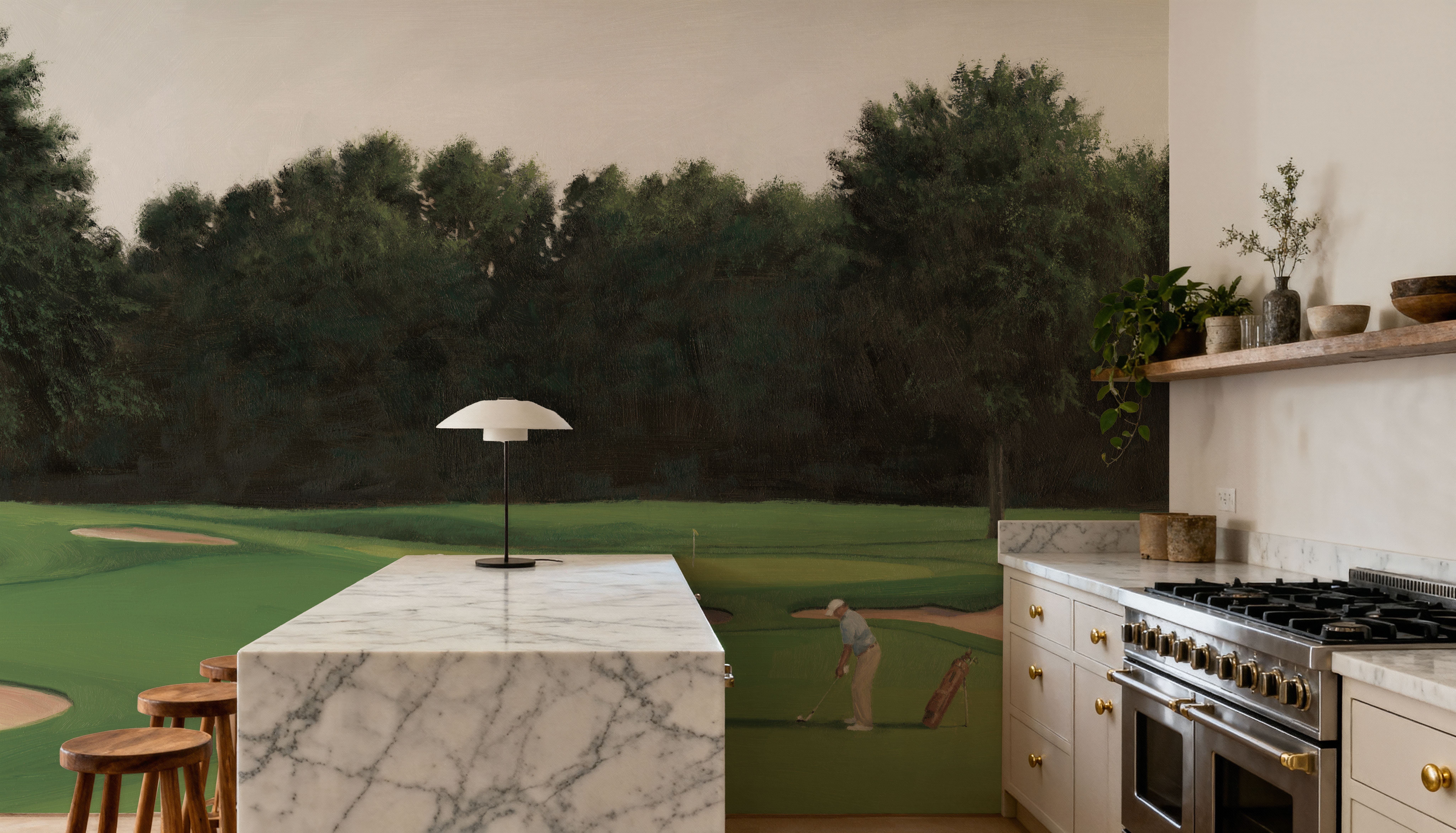 The Fairway II, Papel de parede