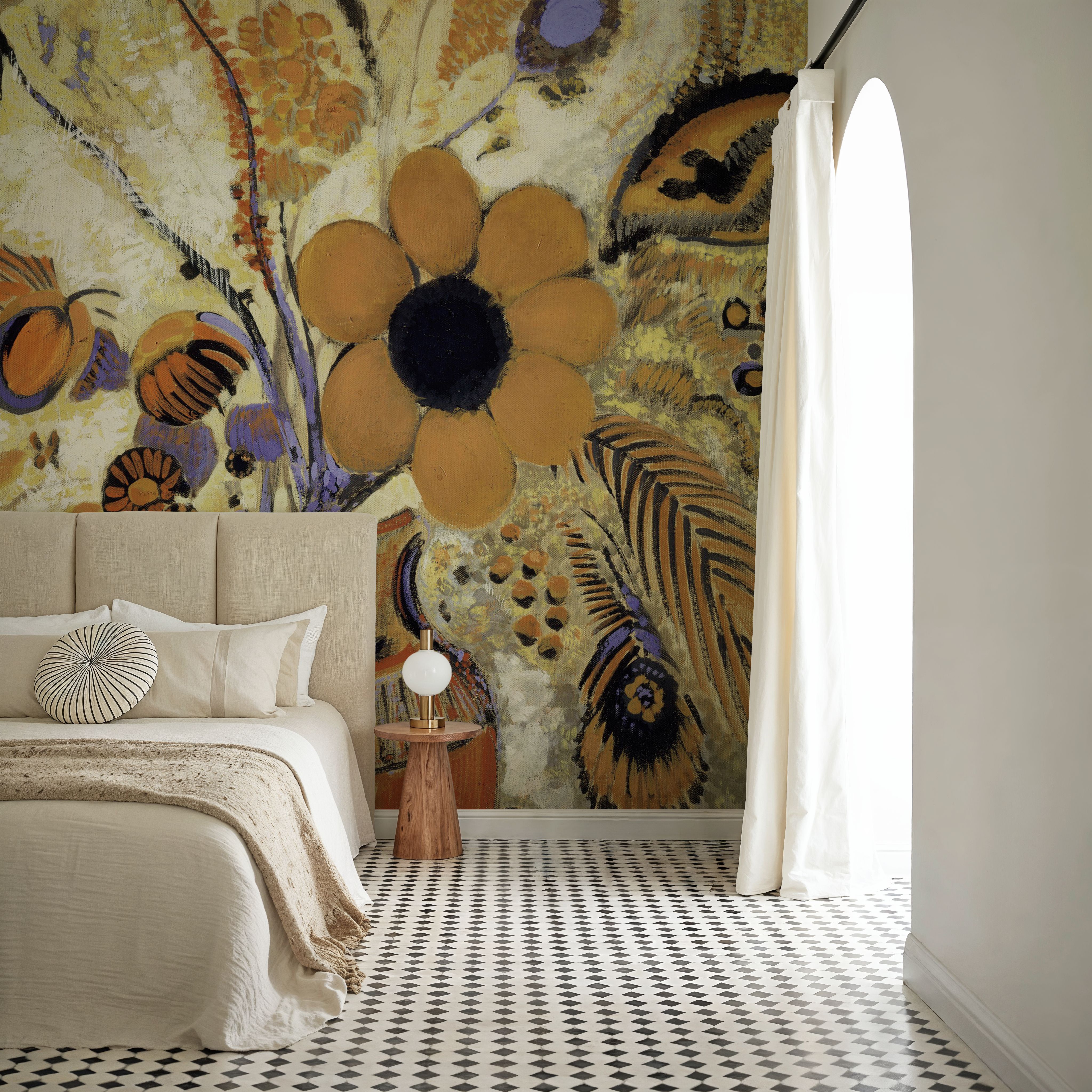 Etruscan Vase with Flowers