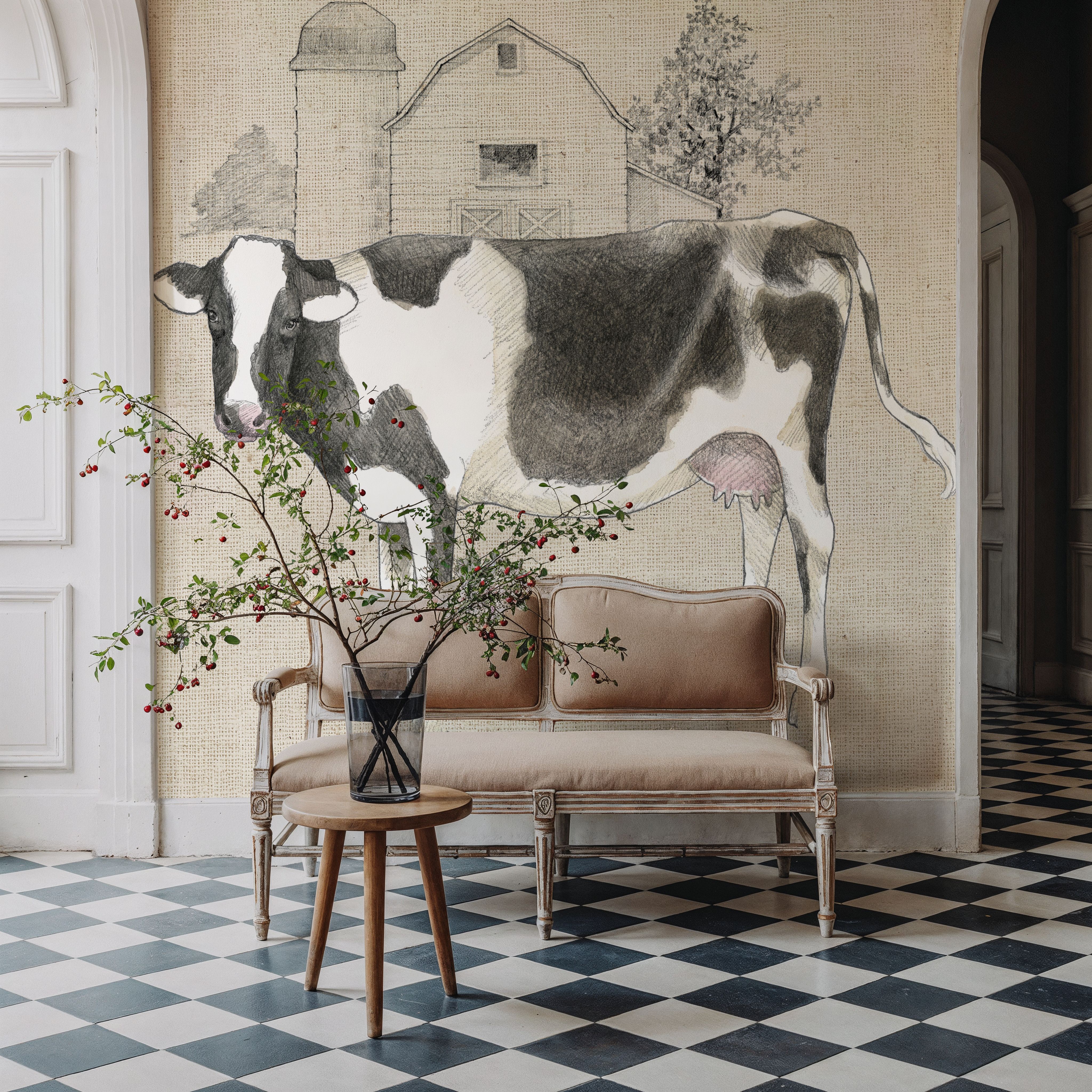 Farm To Table IV on Burlap