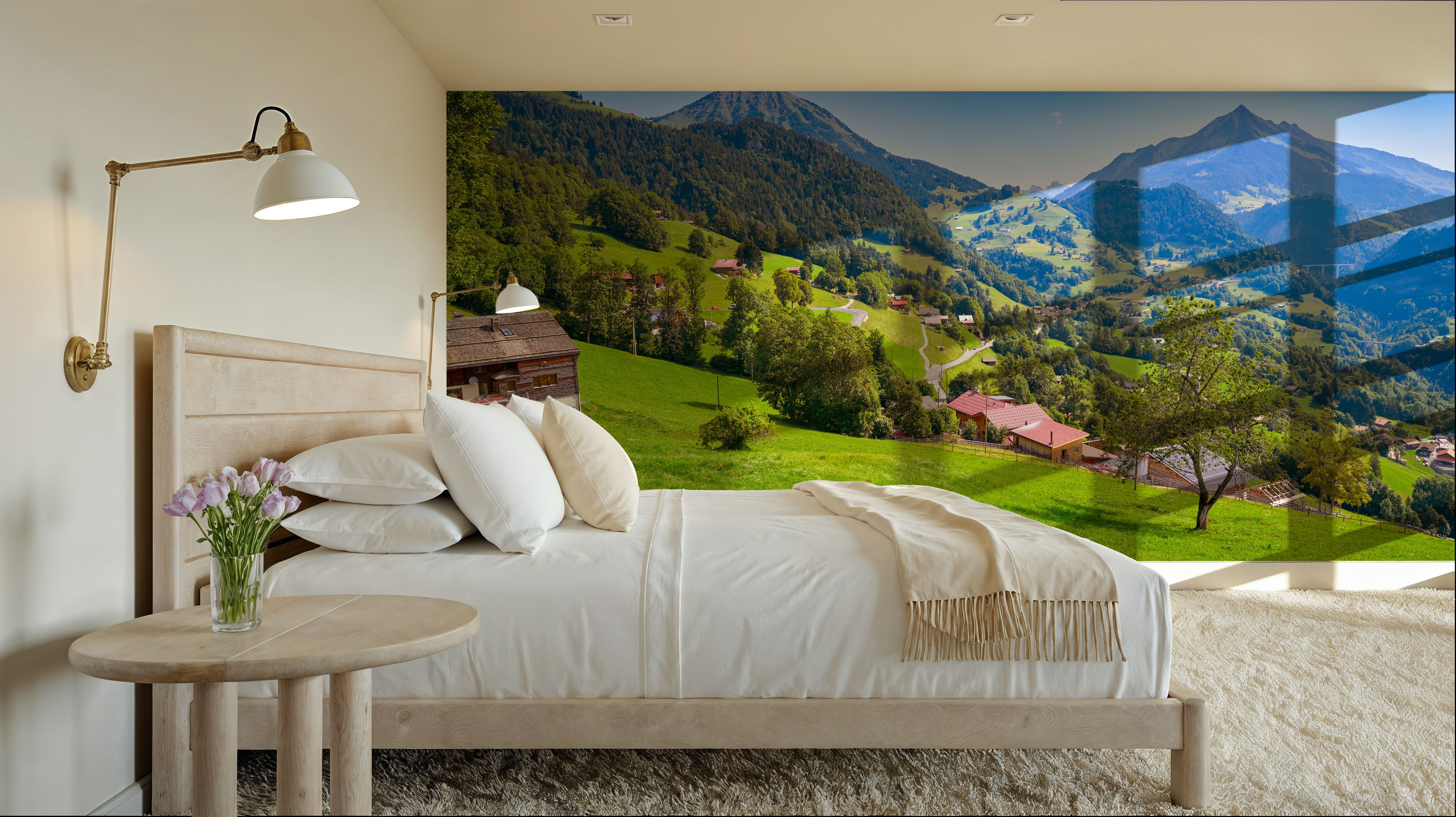 Alps at Ormont Dessus Switzerland