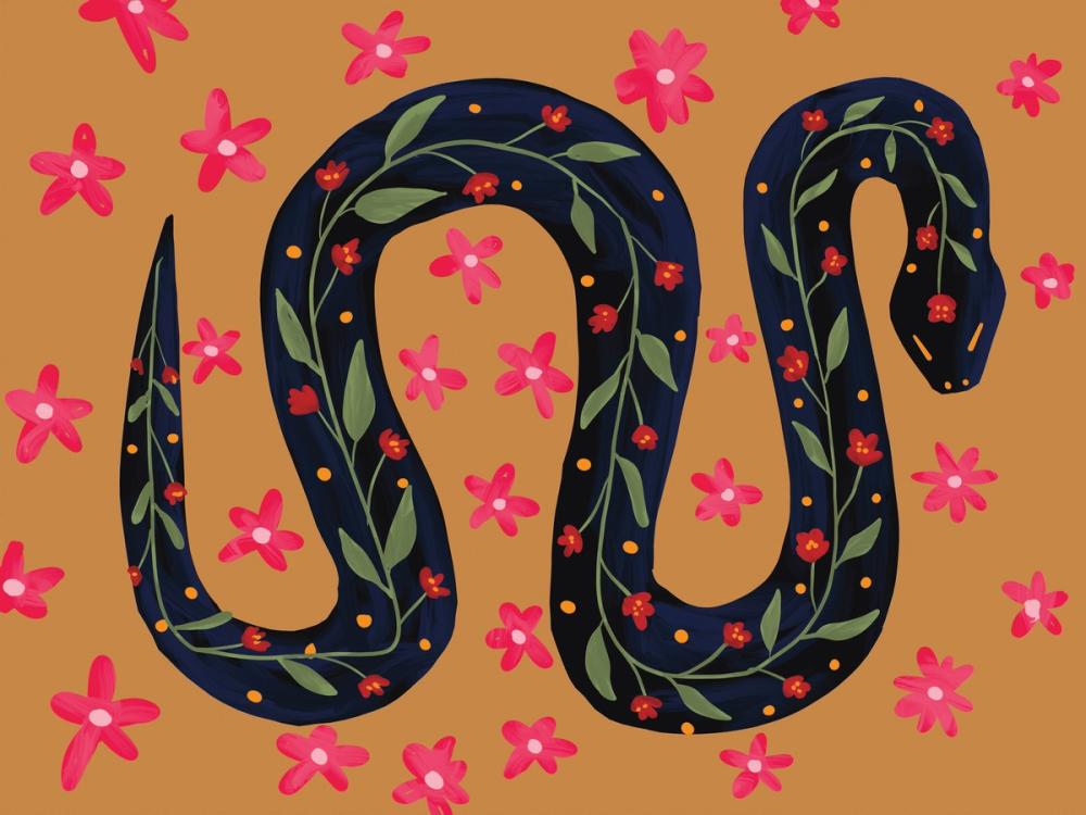 Folk Garden Snake II