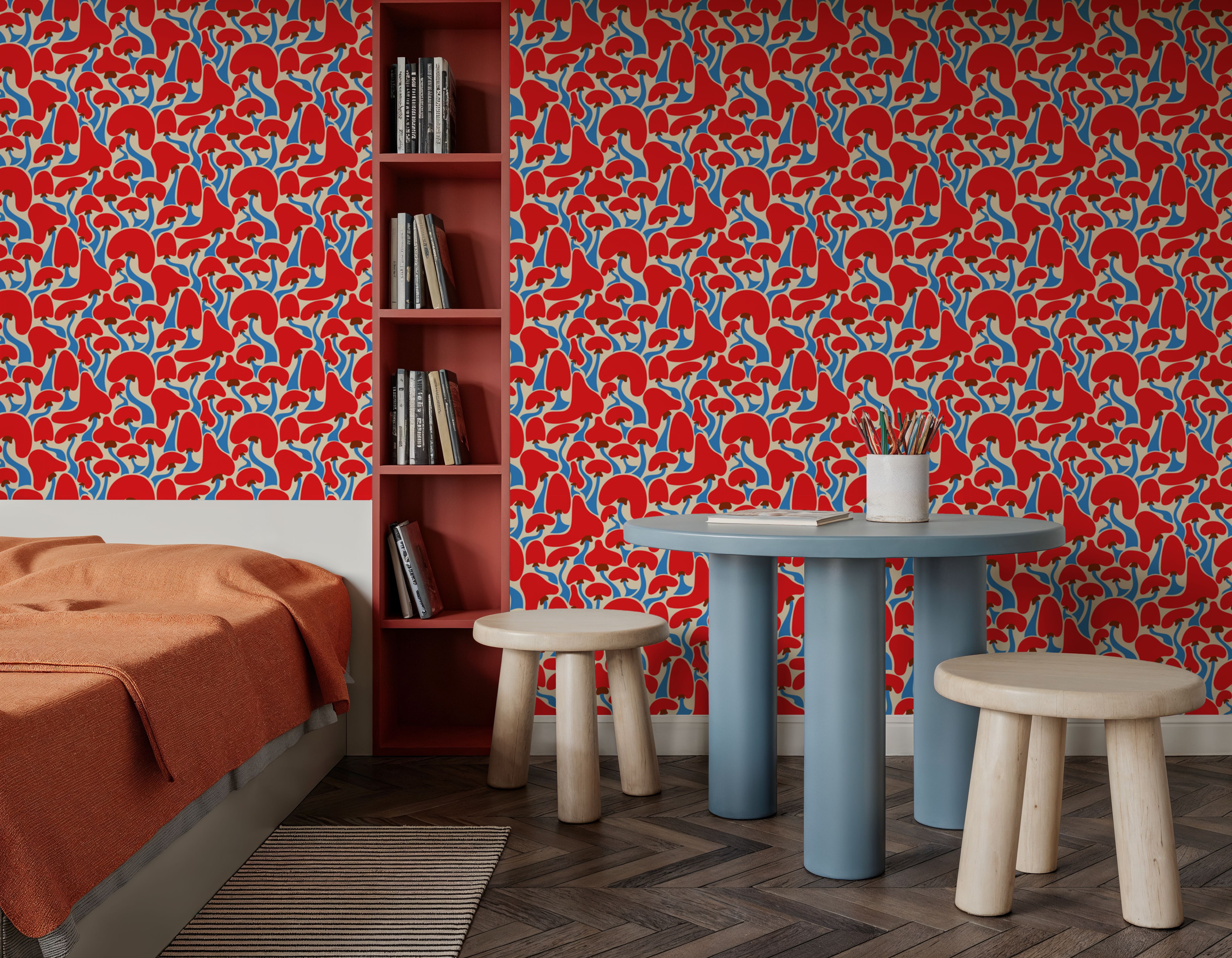 Groovy Mushrooms Pattern