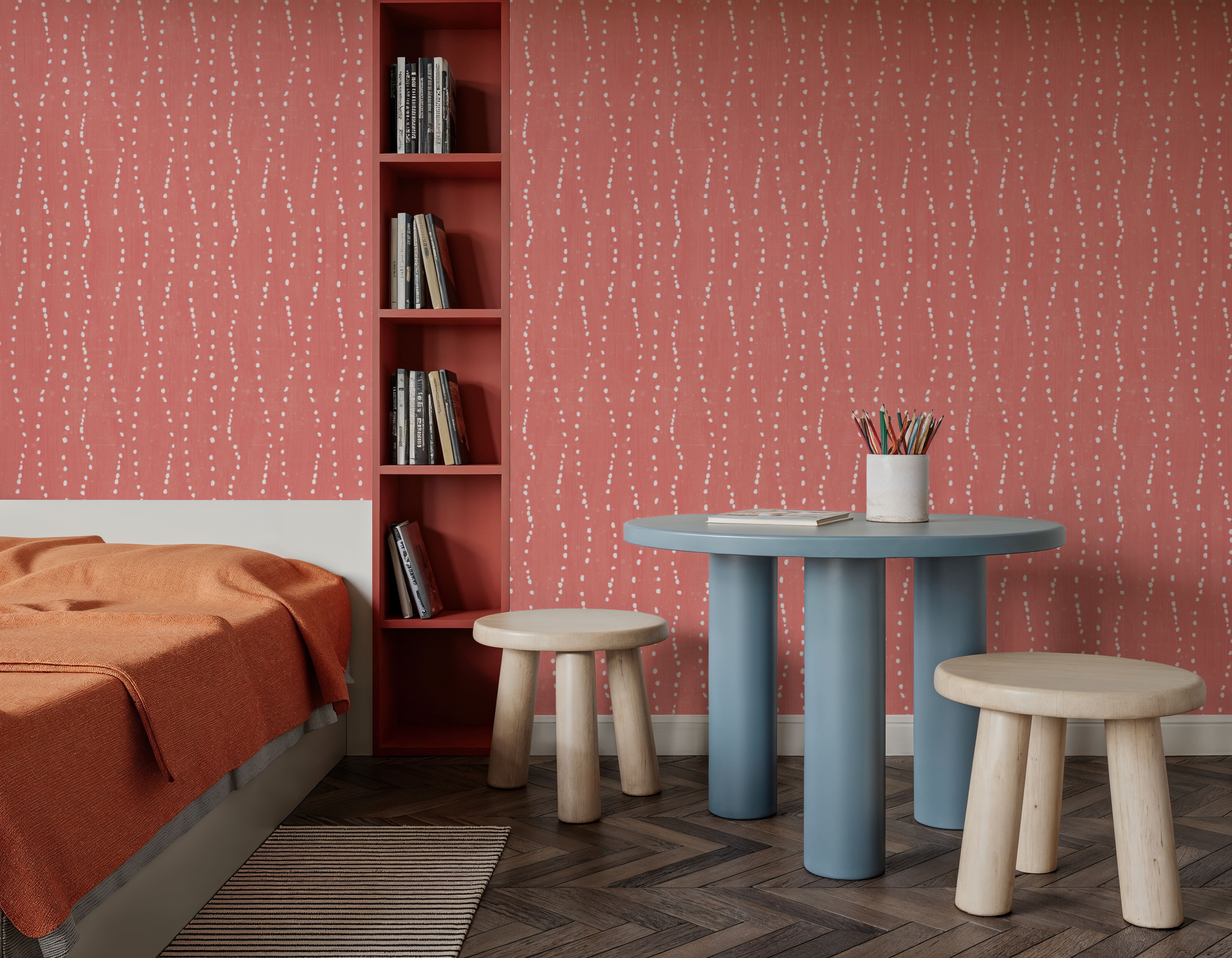 Coastal Dripping Red