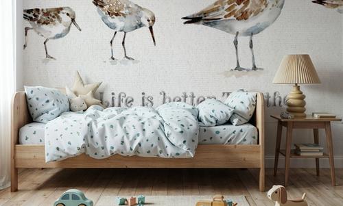 Pebbles and Sandpipers I