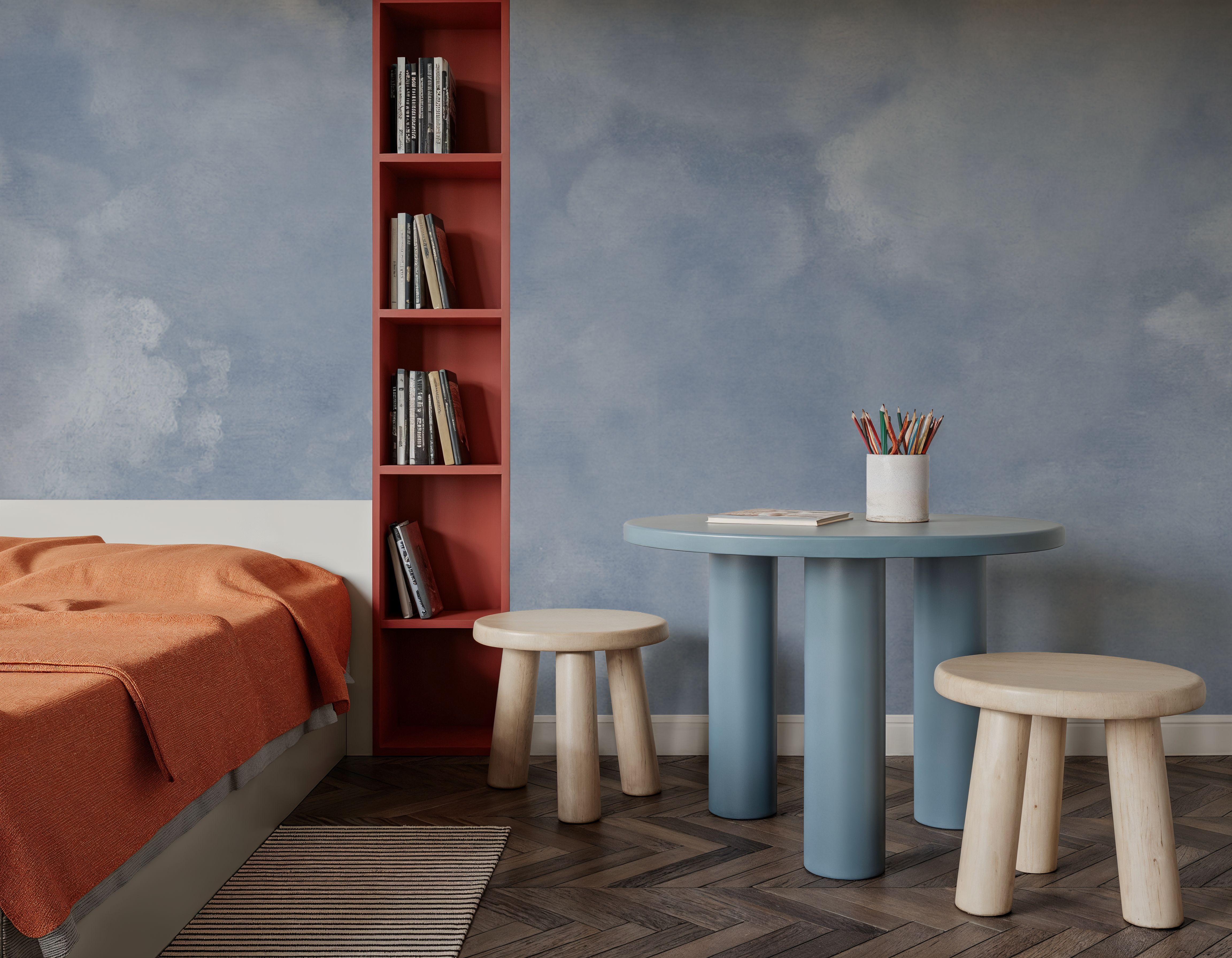 Painted Dreamy Clouds, Blues