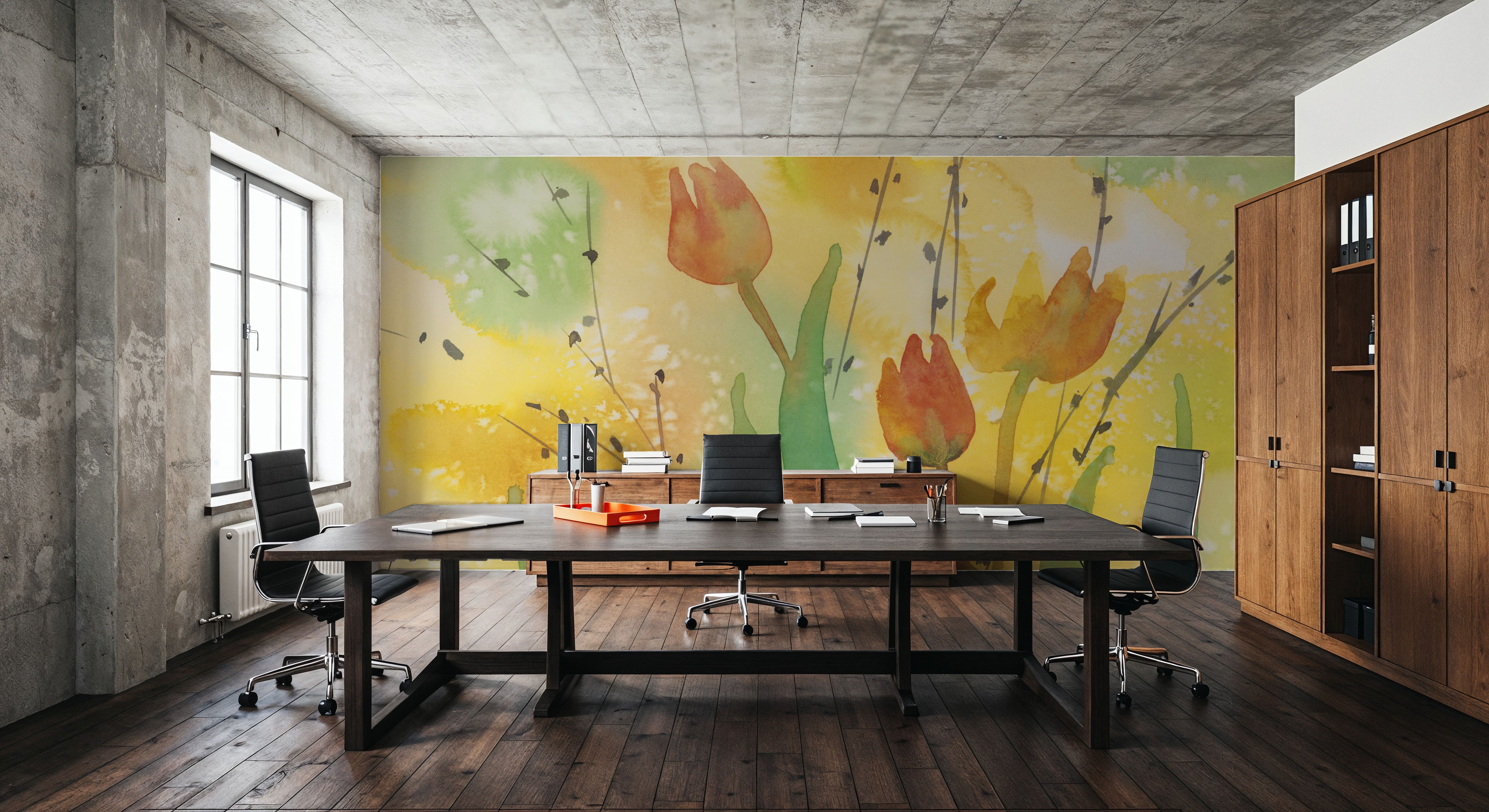 Watercolor Tulip Dream