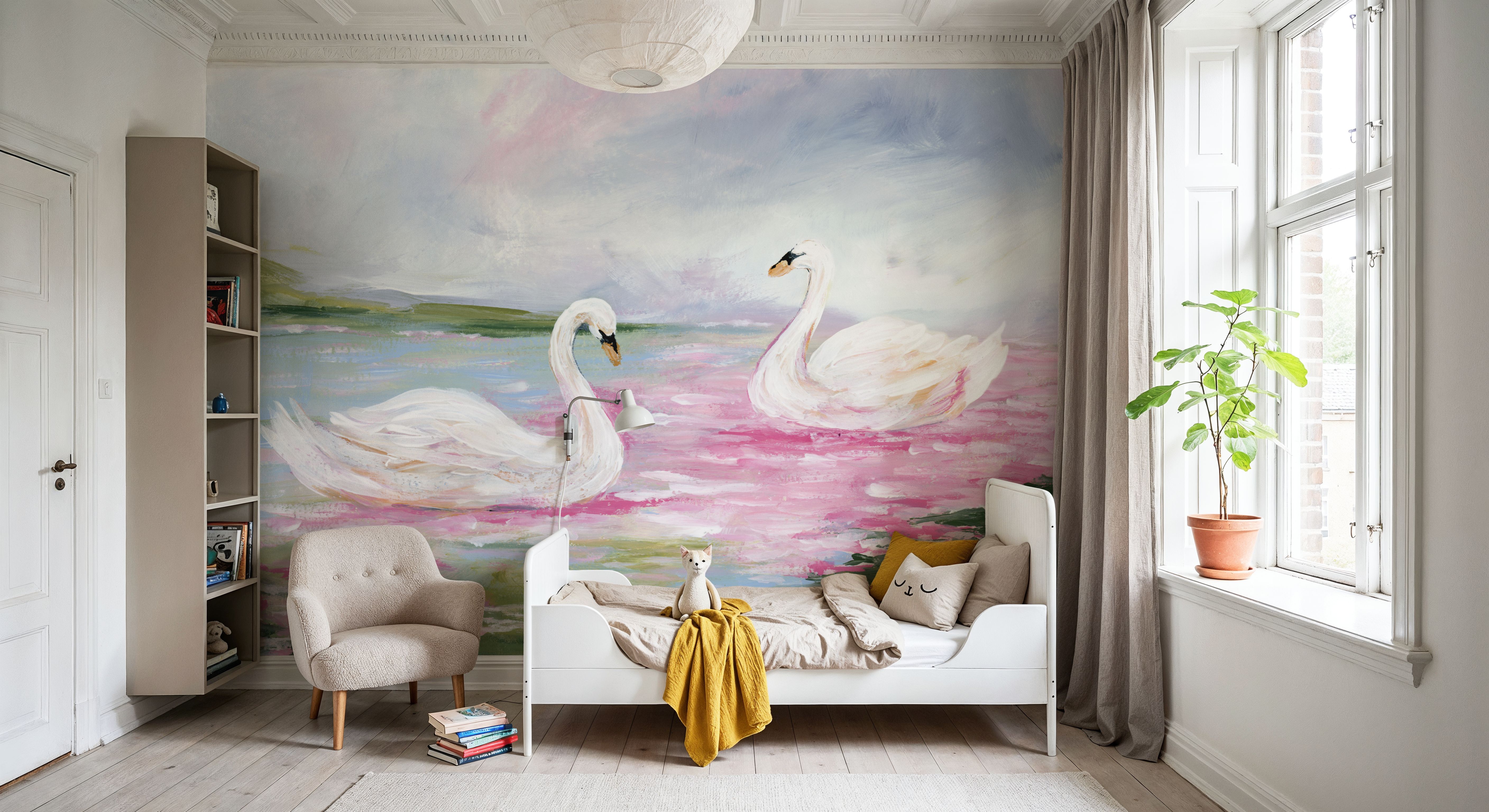 Swans in the Pond