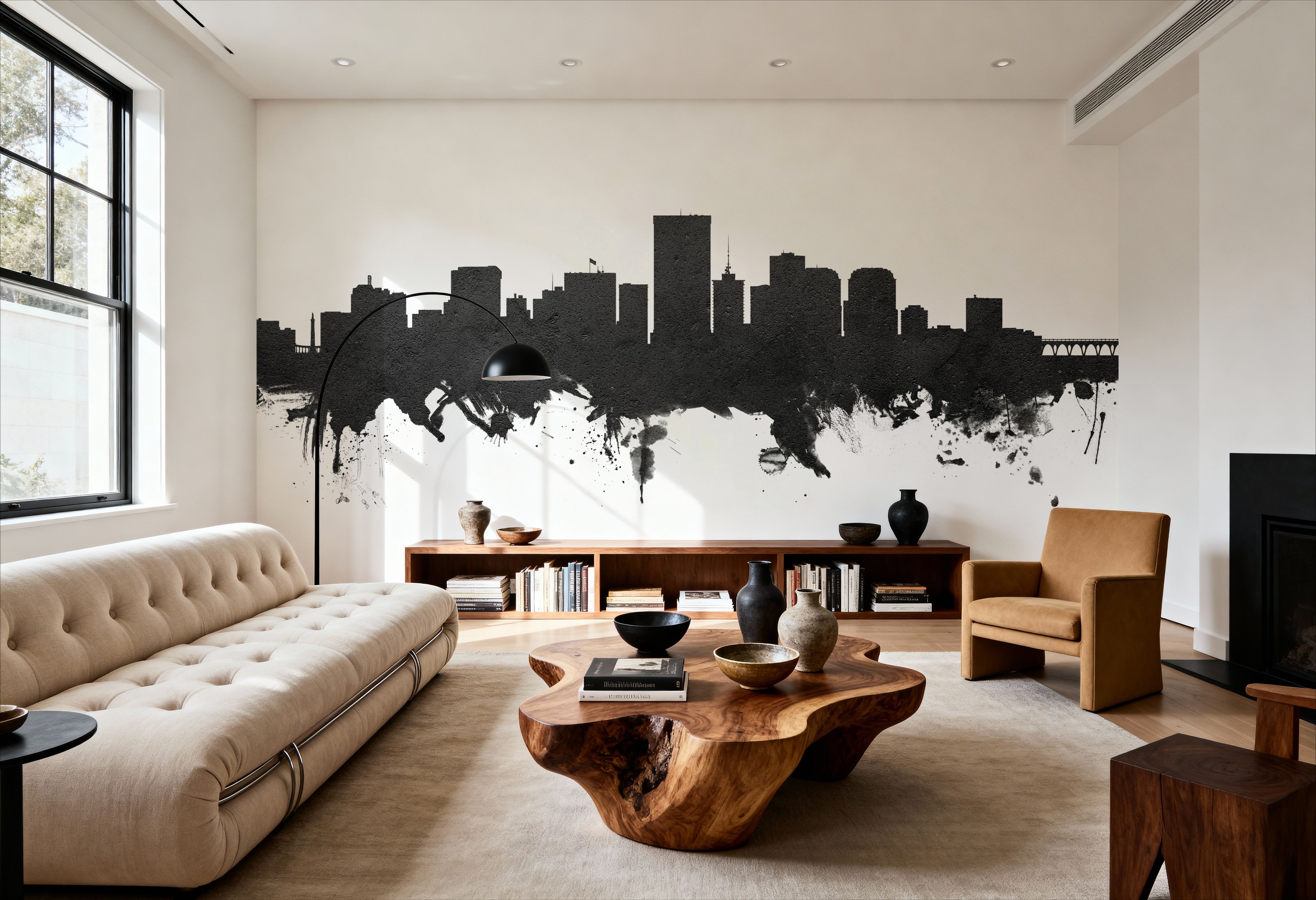 Richmond Virginia Skyline Black & White