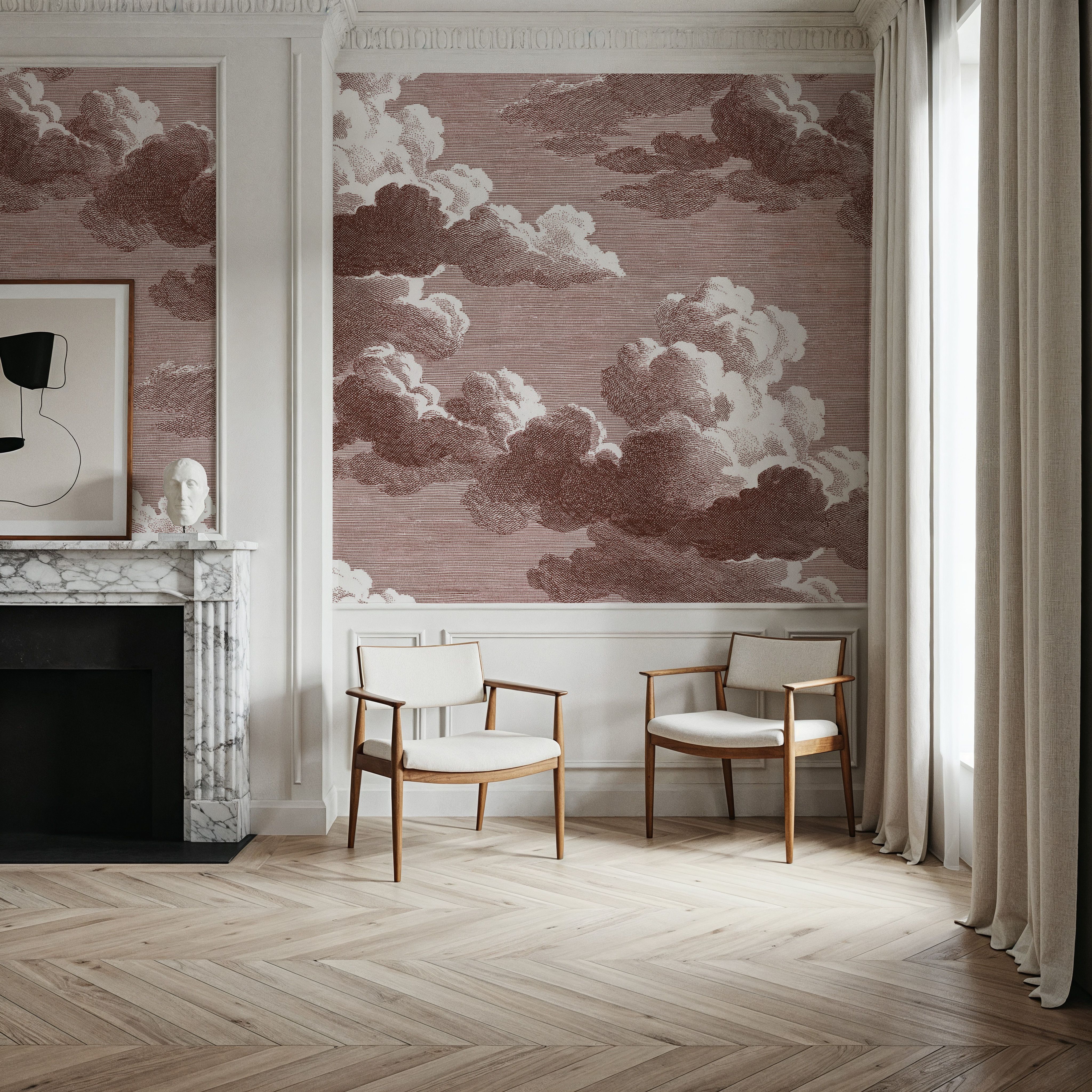 Intaglio Clouds, Chocolate