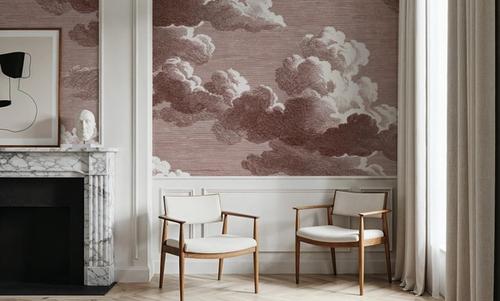 Intaglio Clouds, Chocolate