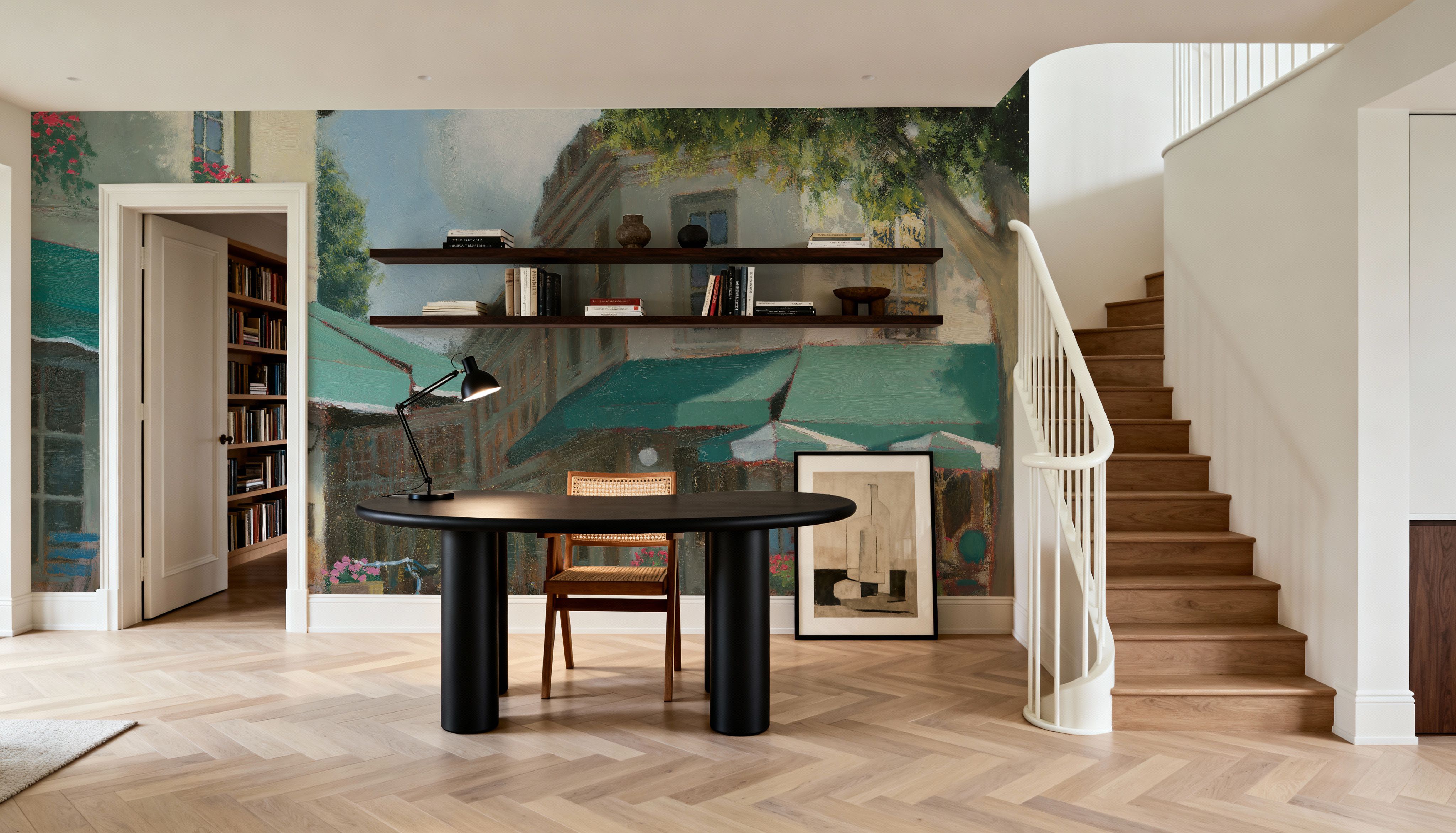 Breakfast in Paris, Wallpaper