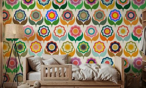 70's Fun Flowers, Multi