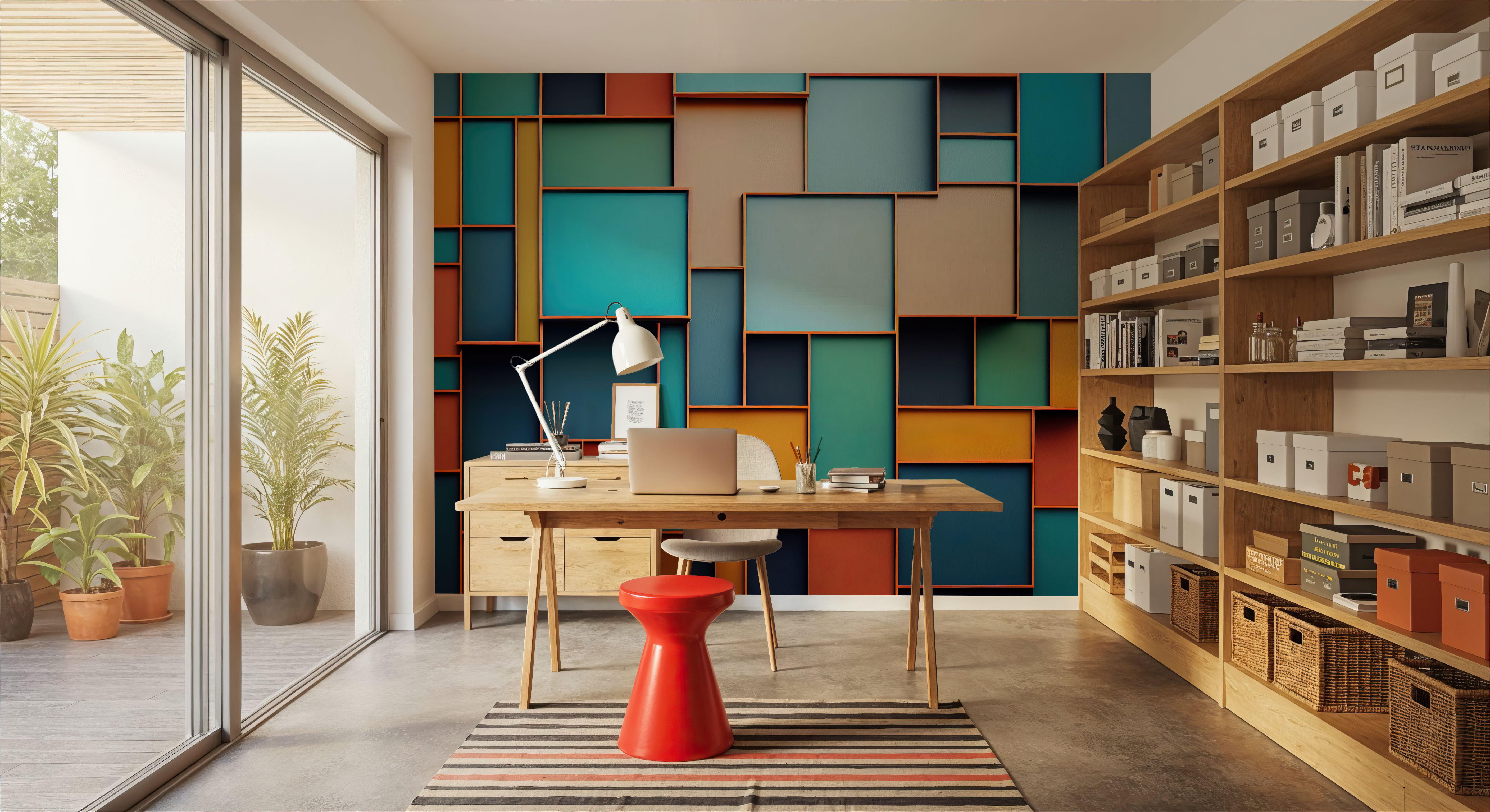 Stack Wallapaper Stack wallpaper mural 100% PVC-free and non-toxic