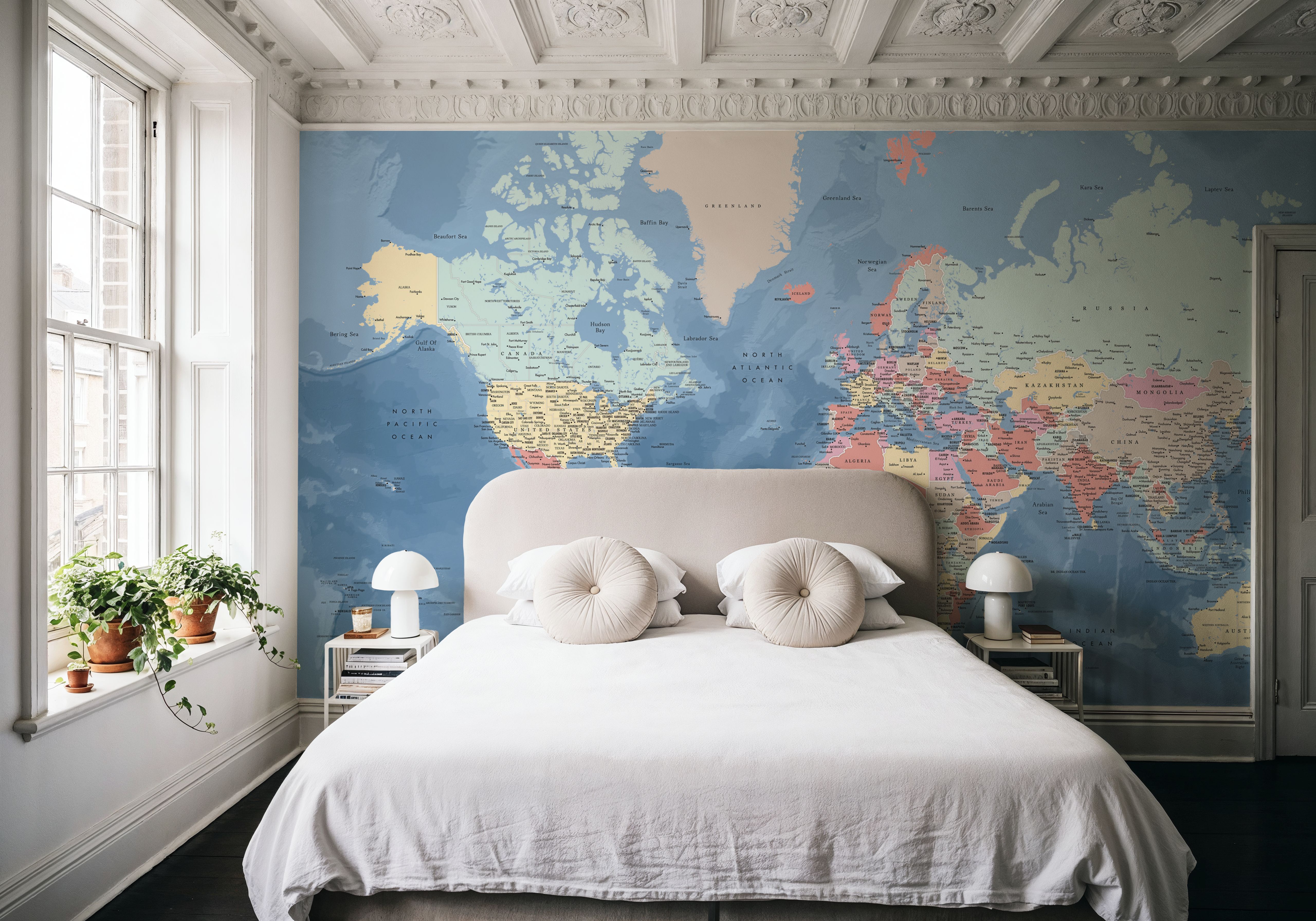 World Map Cities - Vickie