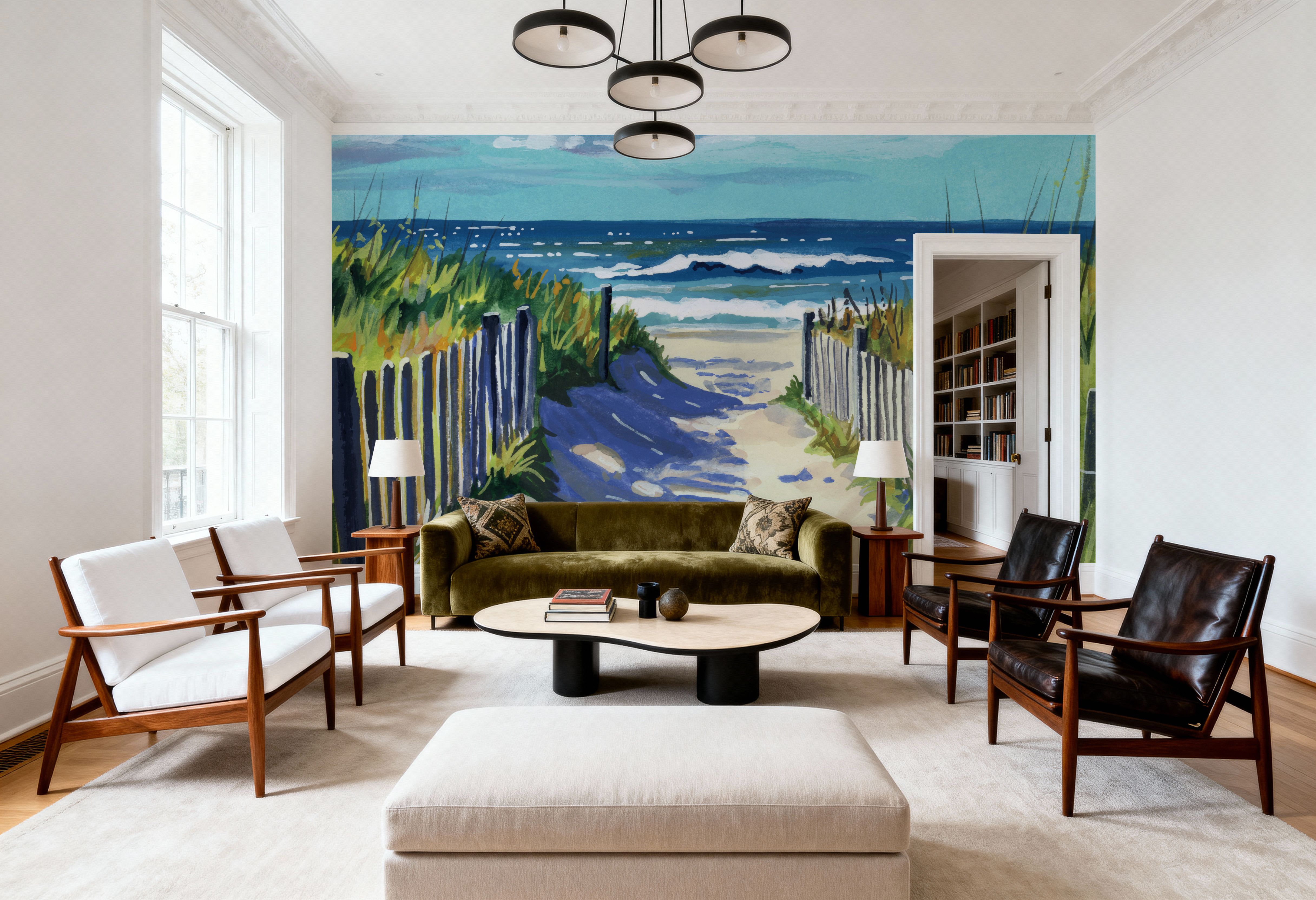 Grassy Path To The Beach I