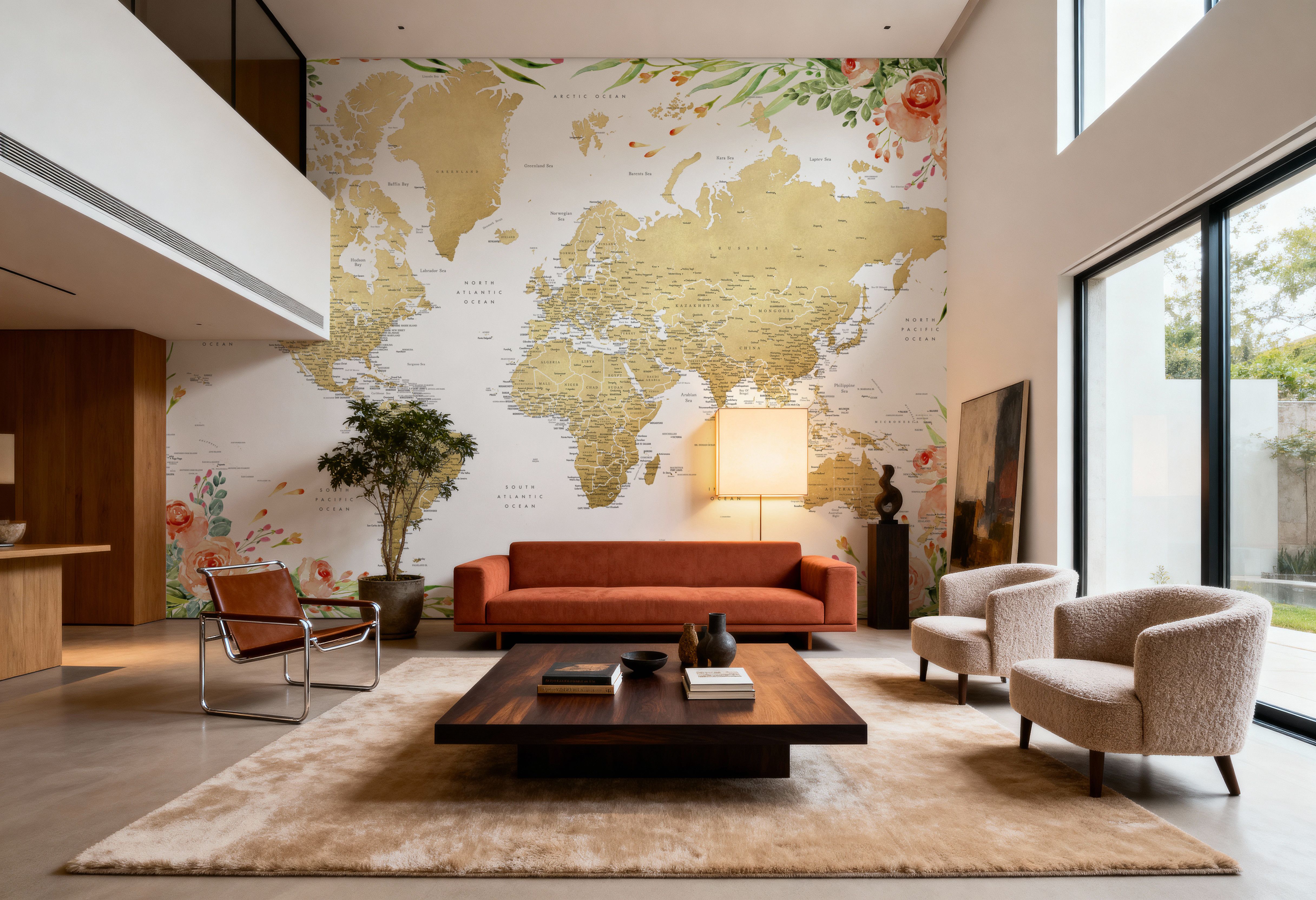 World Map Cities - Blythe