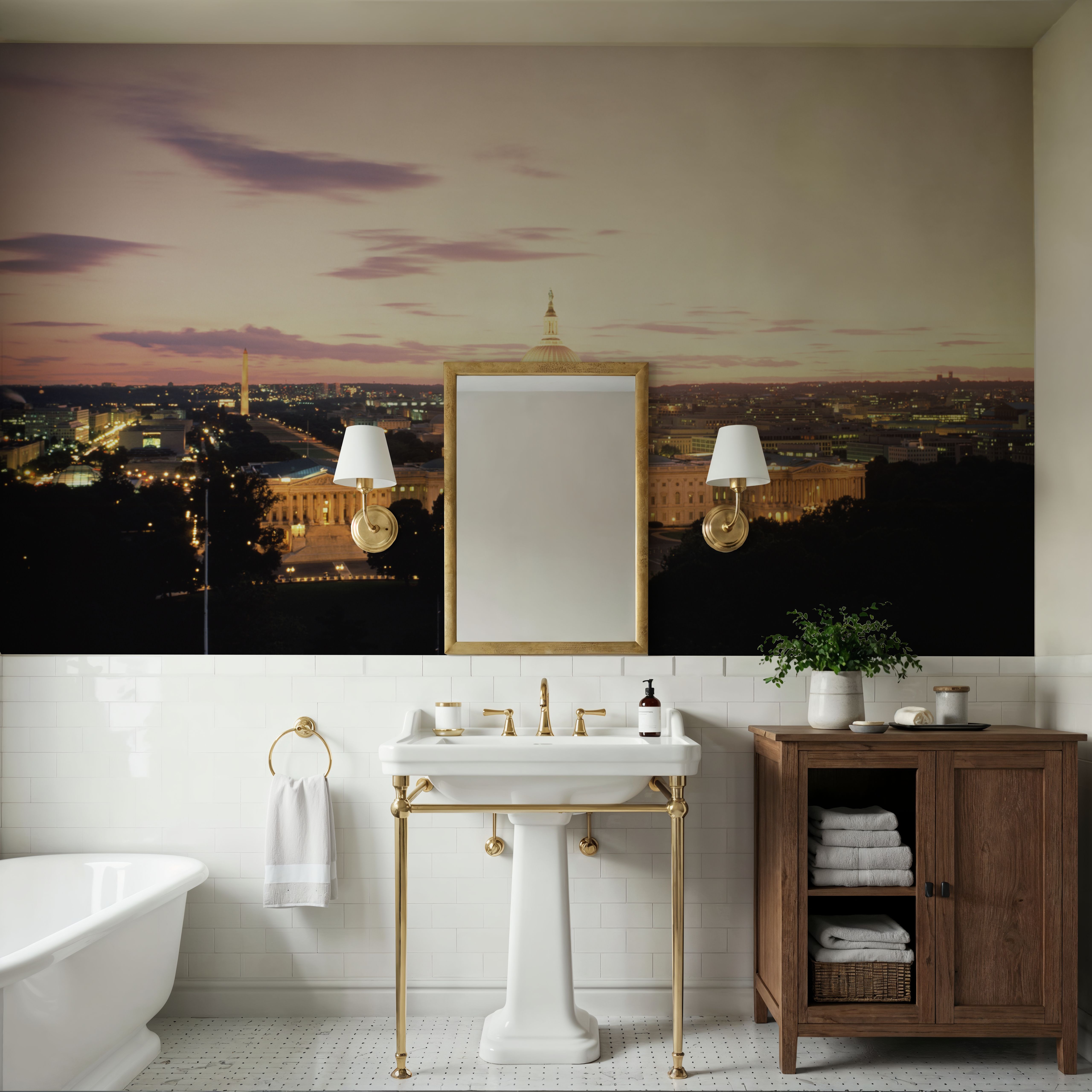 Illuminated Dome Sunset