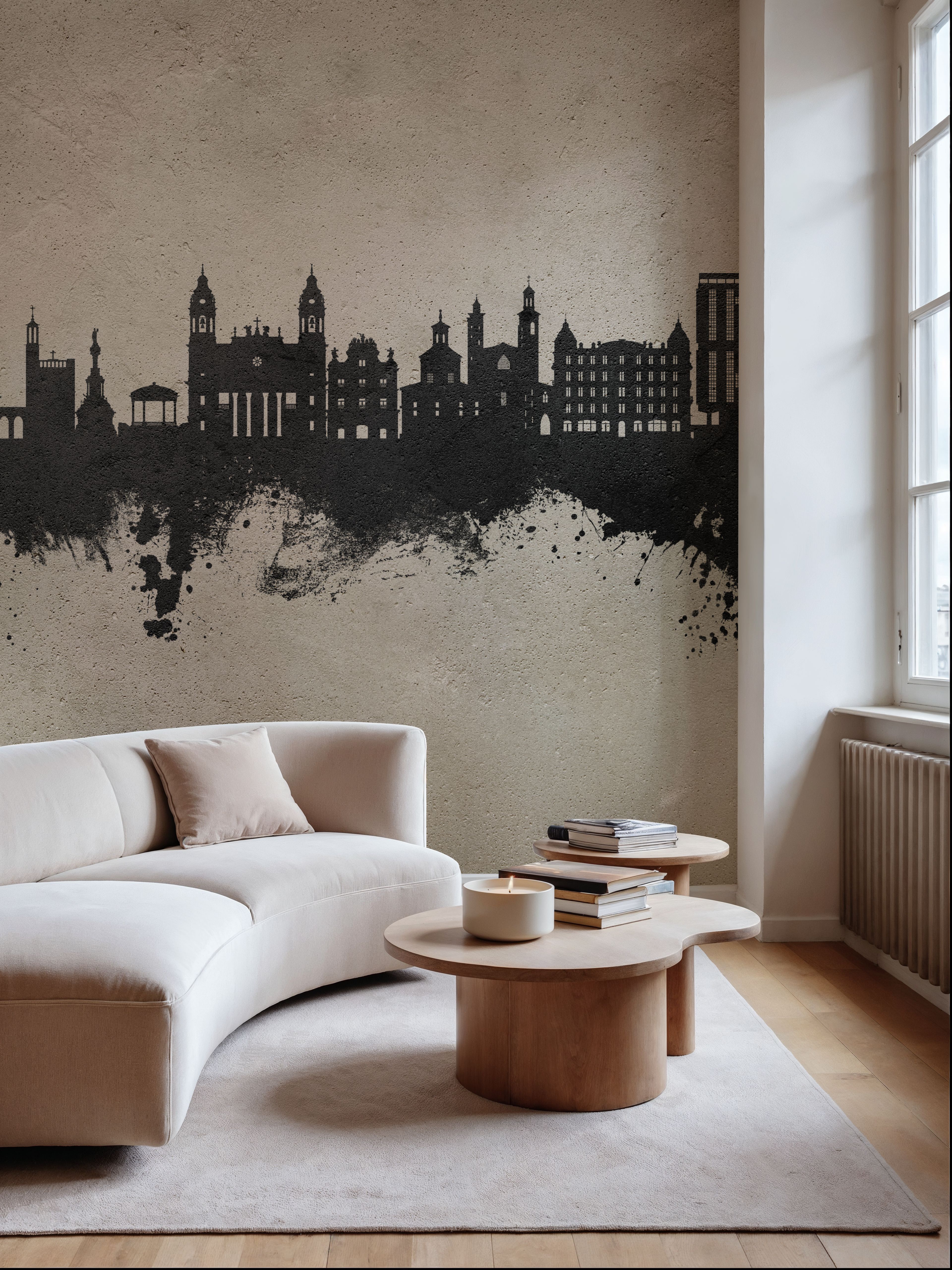 Pamplona Spain Skyline Concrete